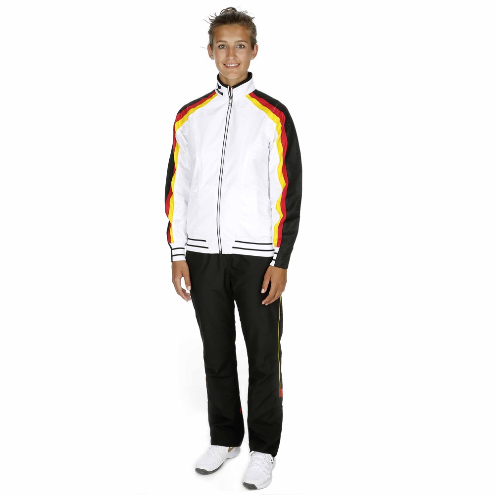 erima trainingsanzug alpha line suit germany dames dames white black Red 01142802664000 1000 1000 90 3