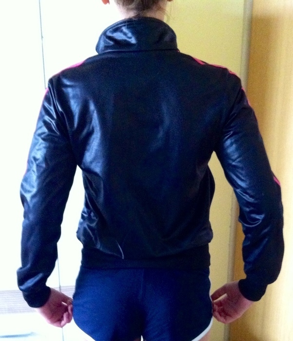 Girl in Adidas Chile jacket