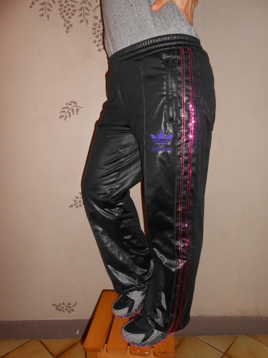 Girl in Adidas Chile pants