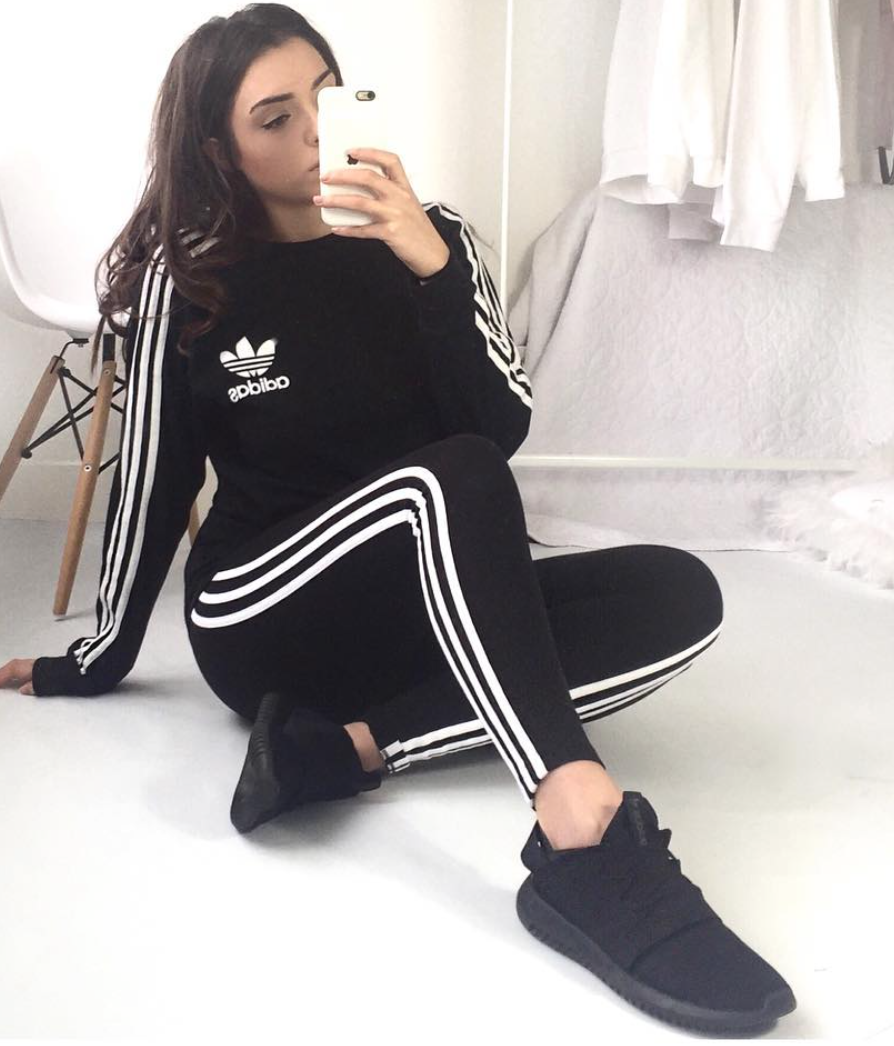 Girl in full adidas gear | Shiny Sports