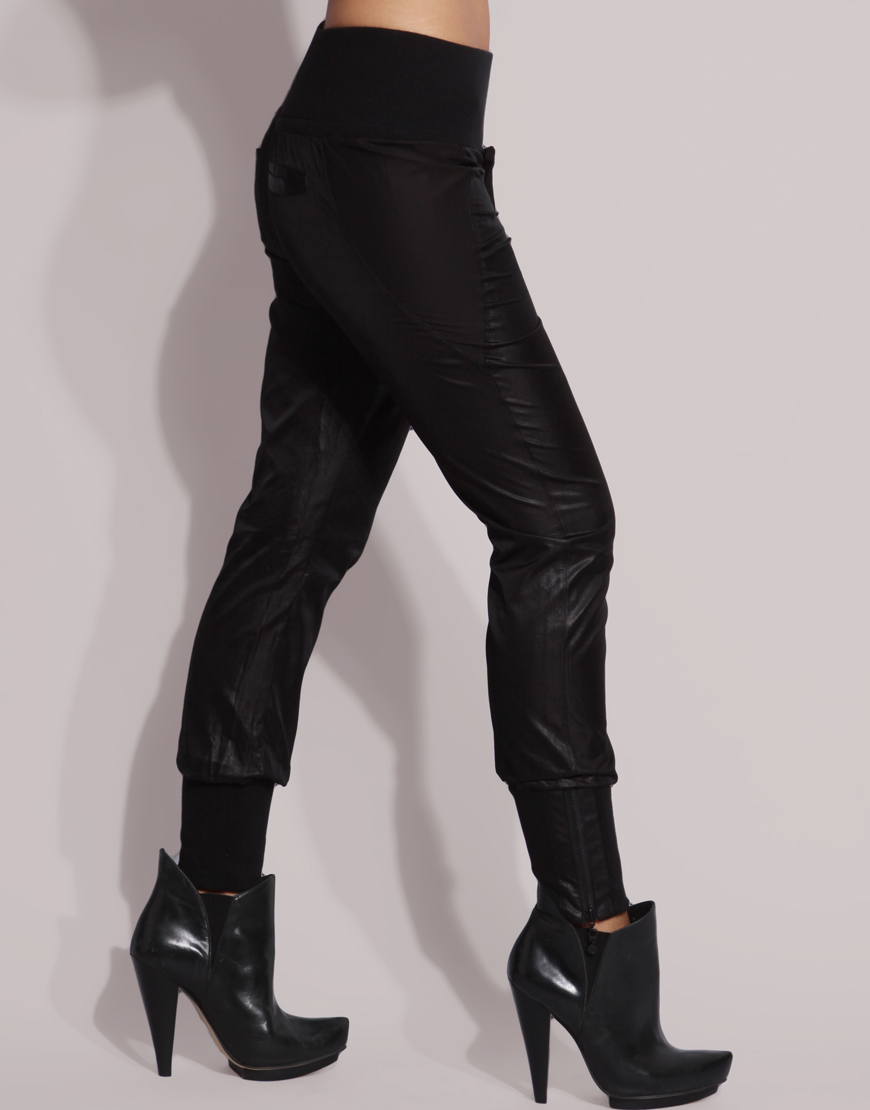 Goi Goi High Shine Track Pants