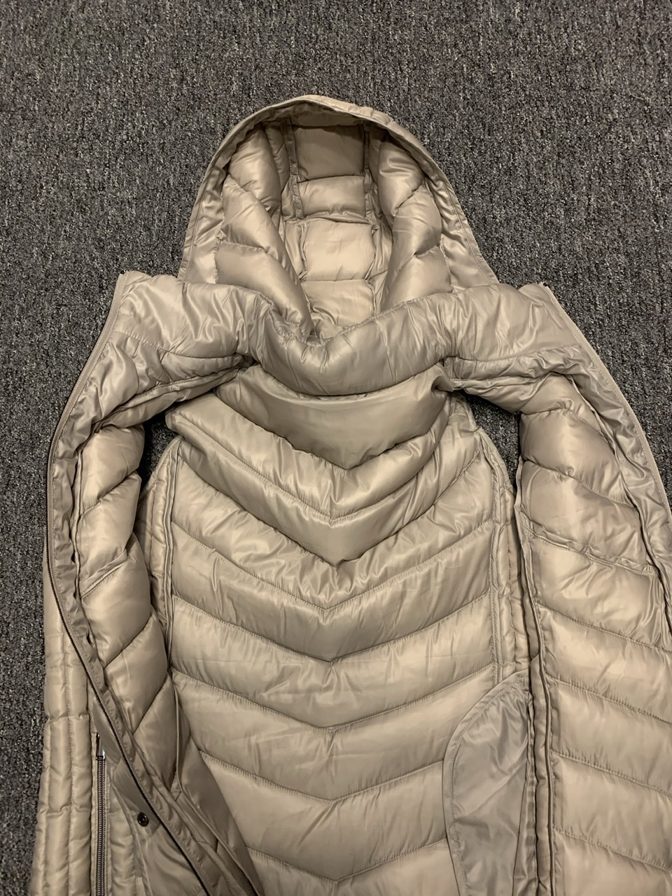 Hooded down vest