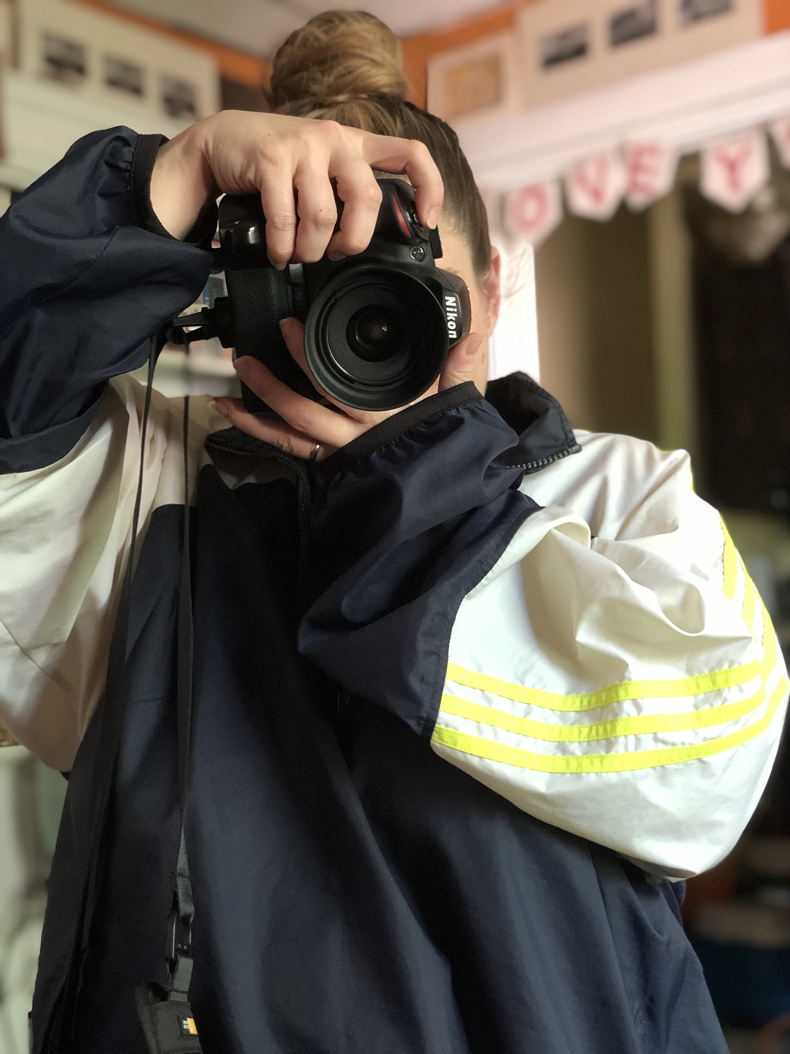 Hubby’s adidas windbreaker