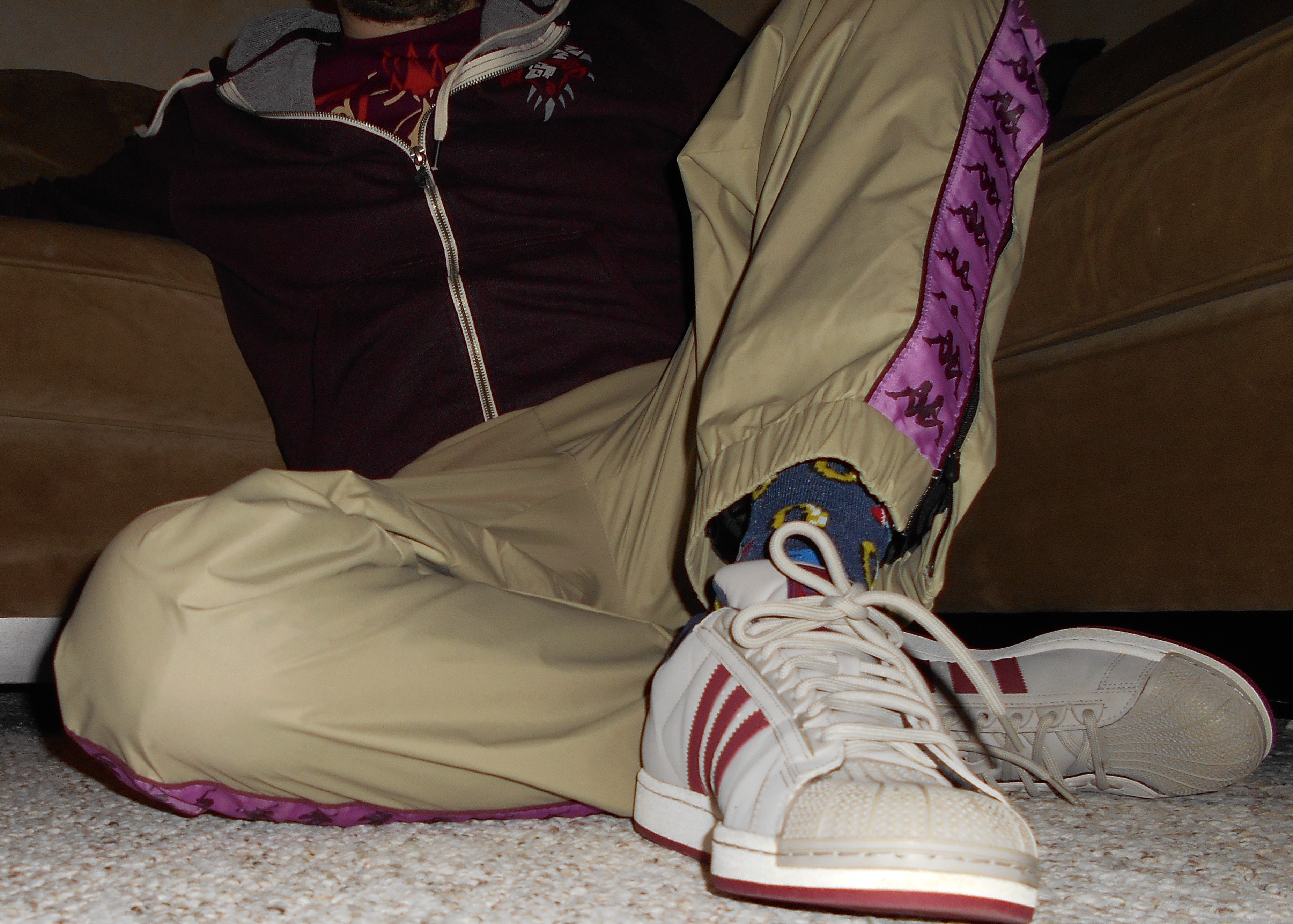 Kappa Tan Nylon Pants