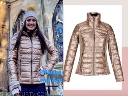 laura tobin gold down jacket