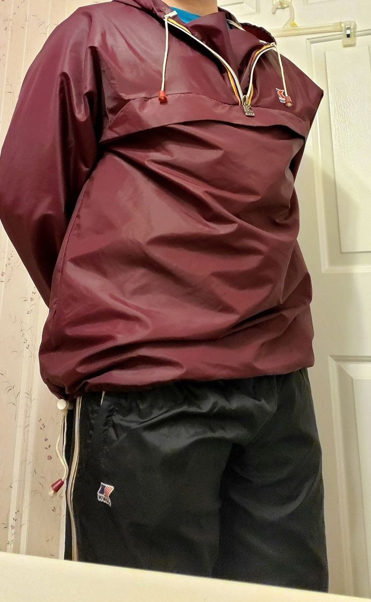 Maroon Pullover & Black Windpants 2