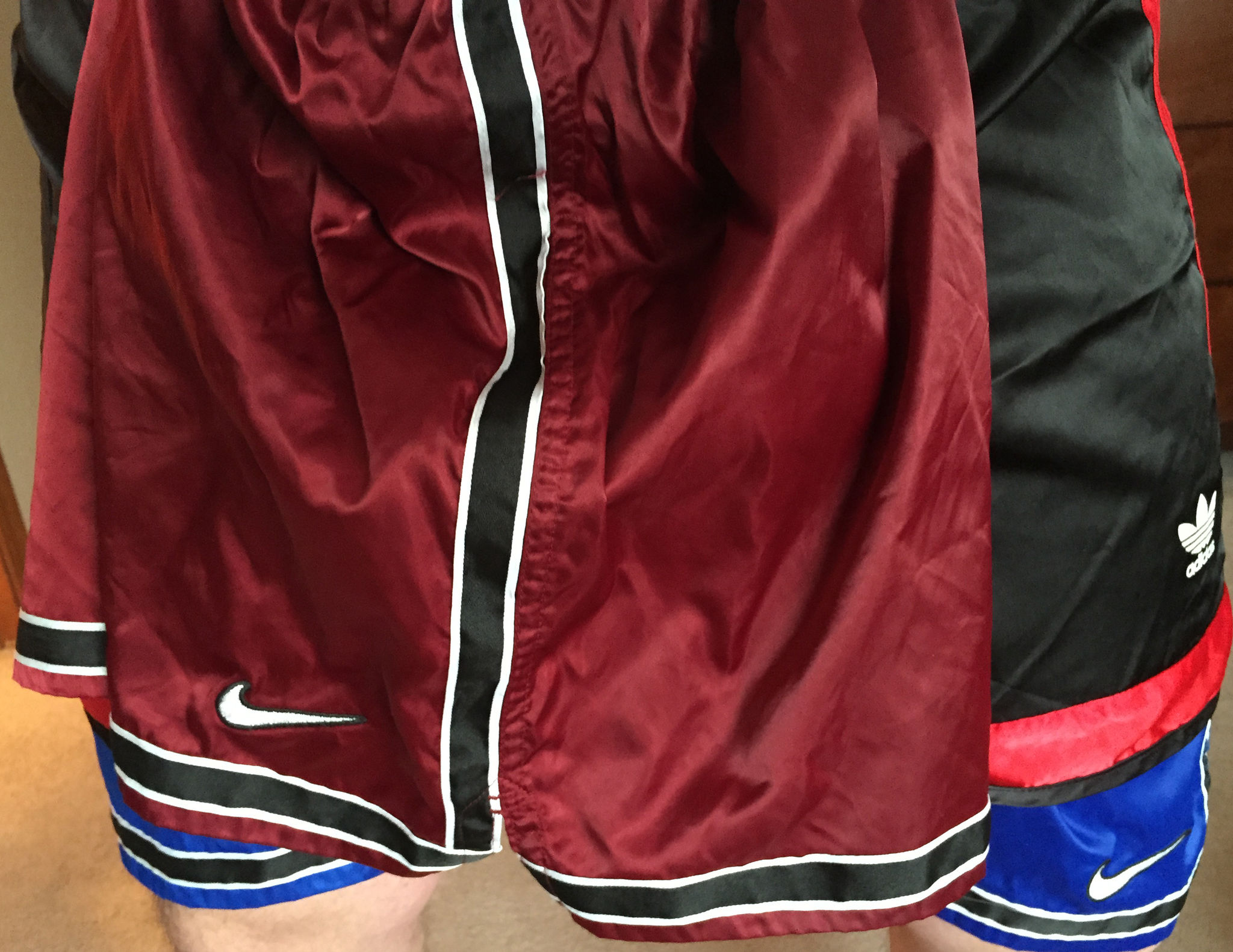 Maroon shorts - pretty awesome color