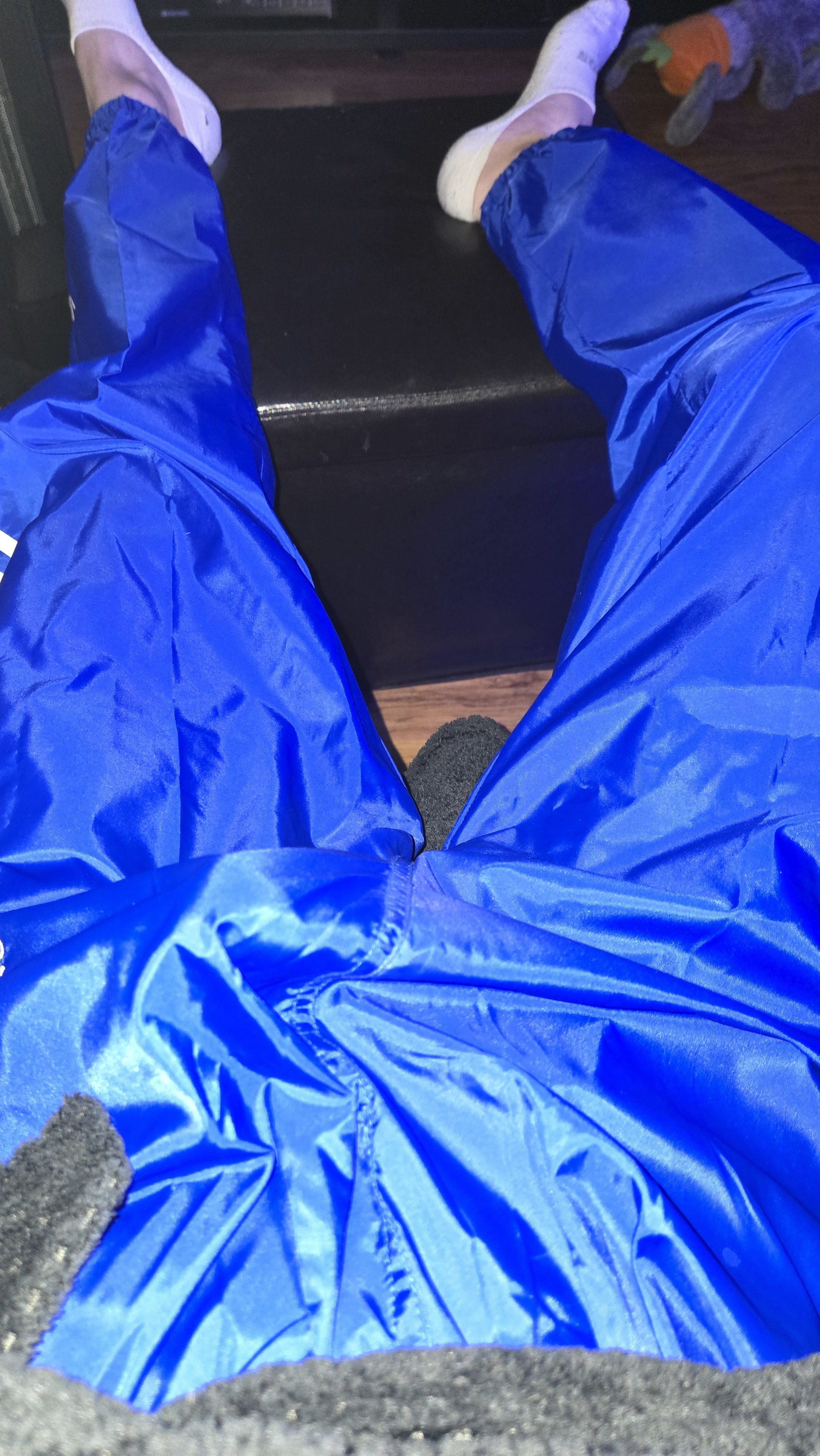 Me on my nylon pants