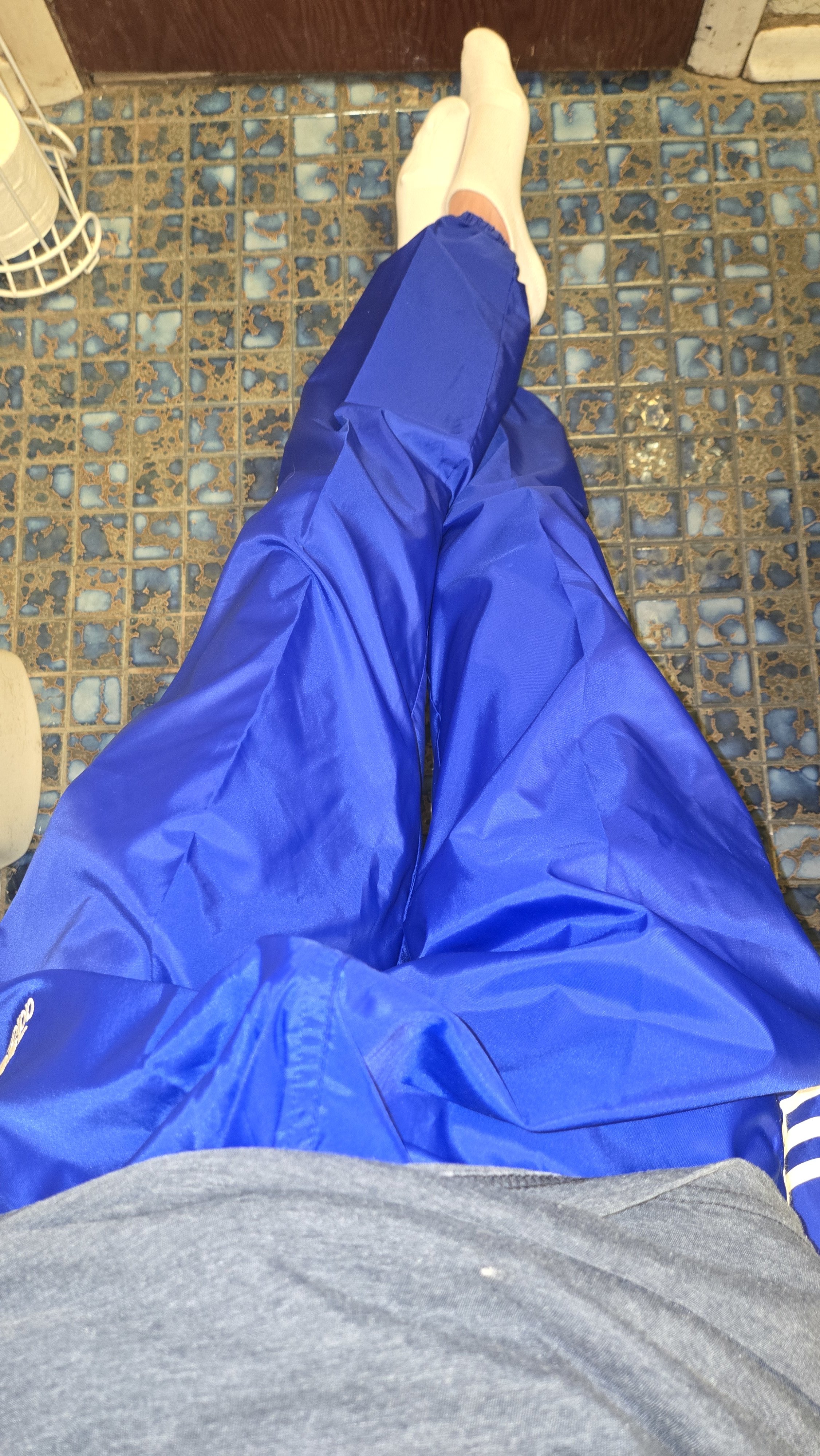 Me on my nylon pants