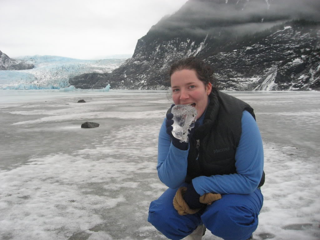 MeEatingtheGlacier