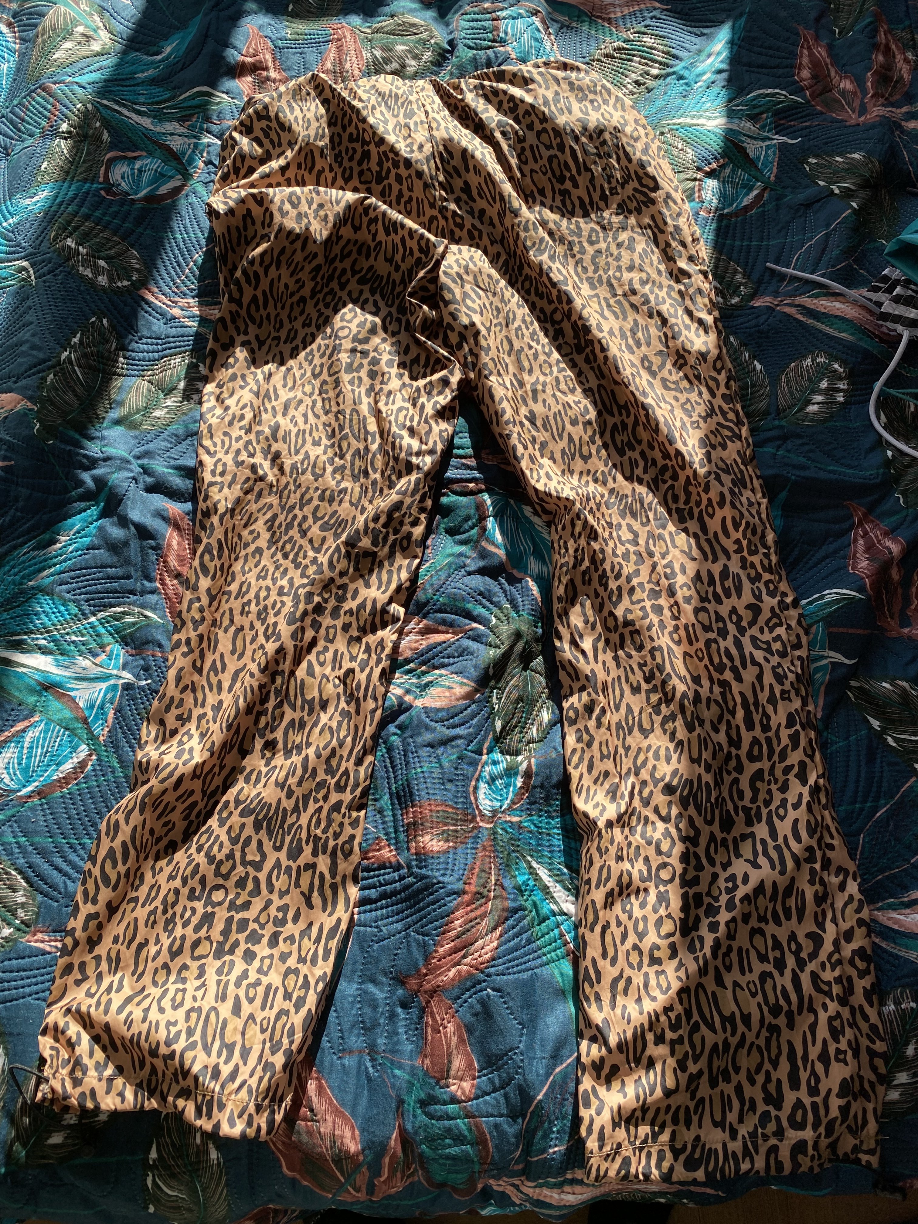 Misguided nylon panthers pants