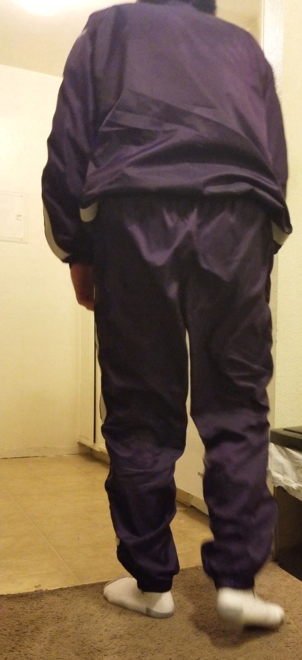 My BFF came over for dinner in this suit