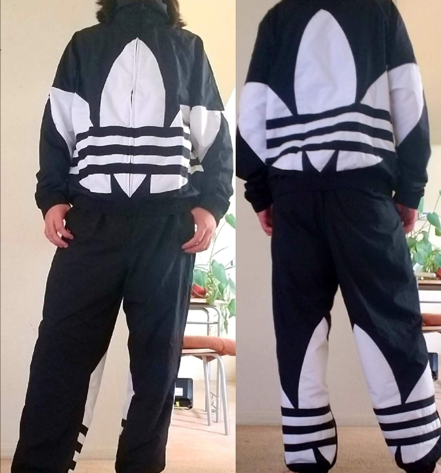 My busy adidas suit