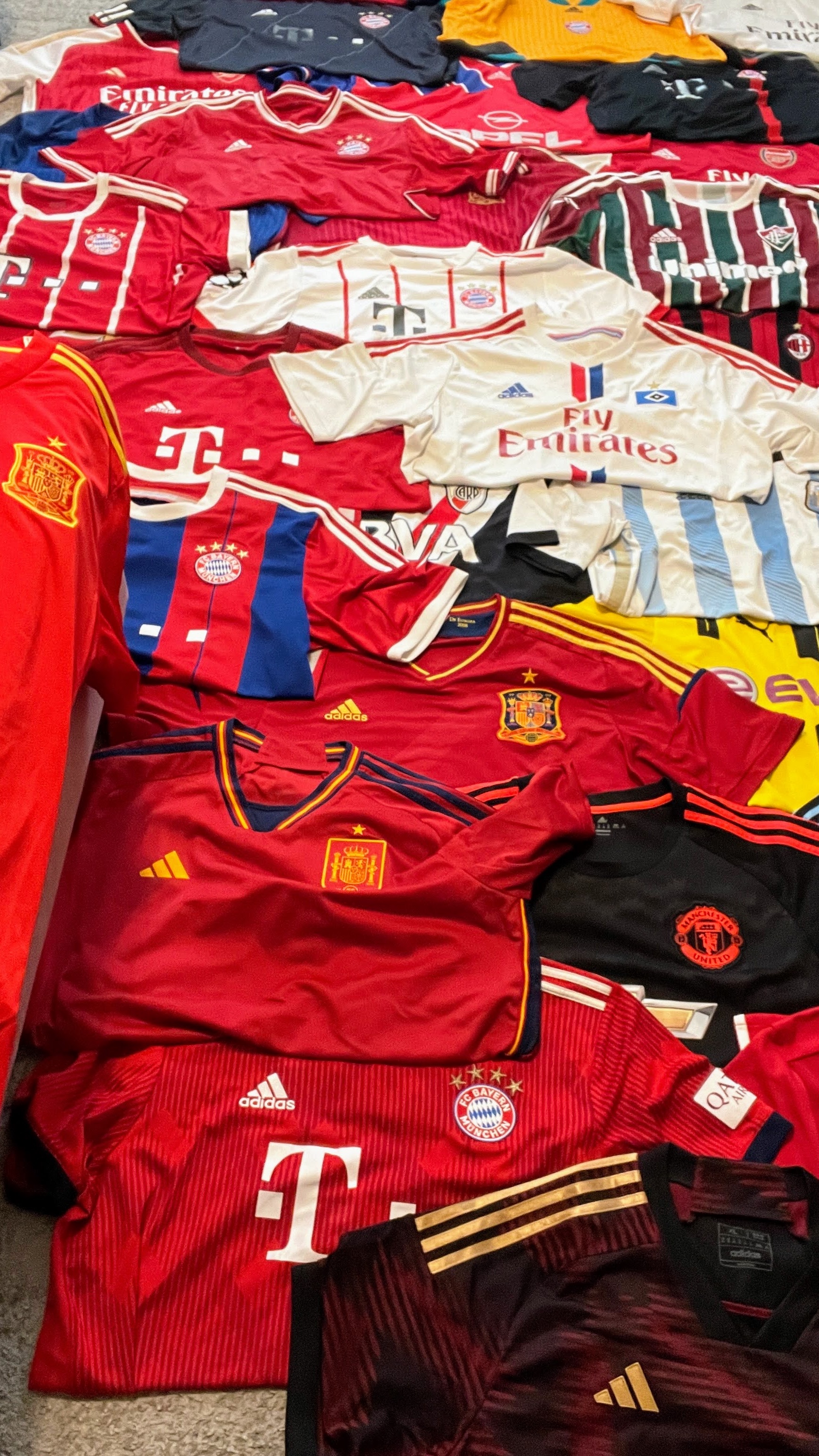 My football shirts 2