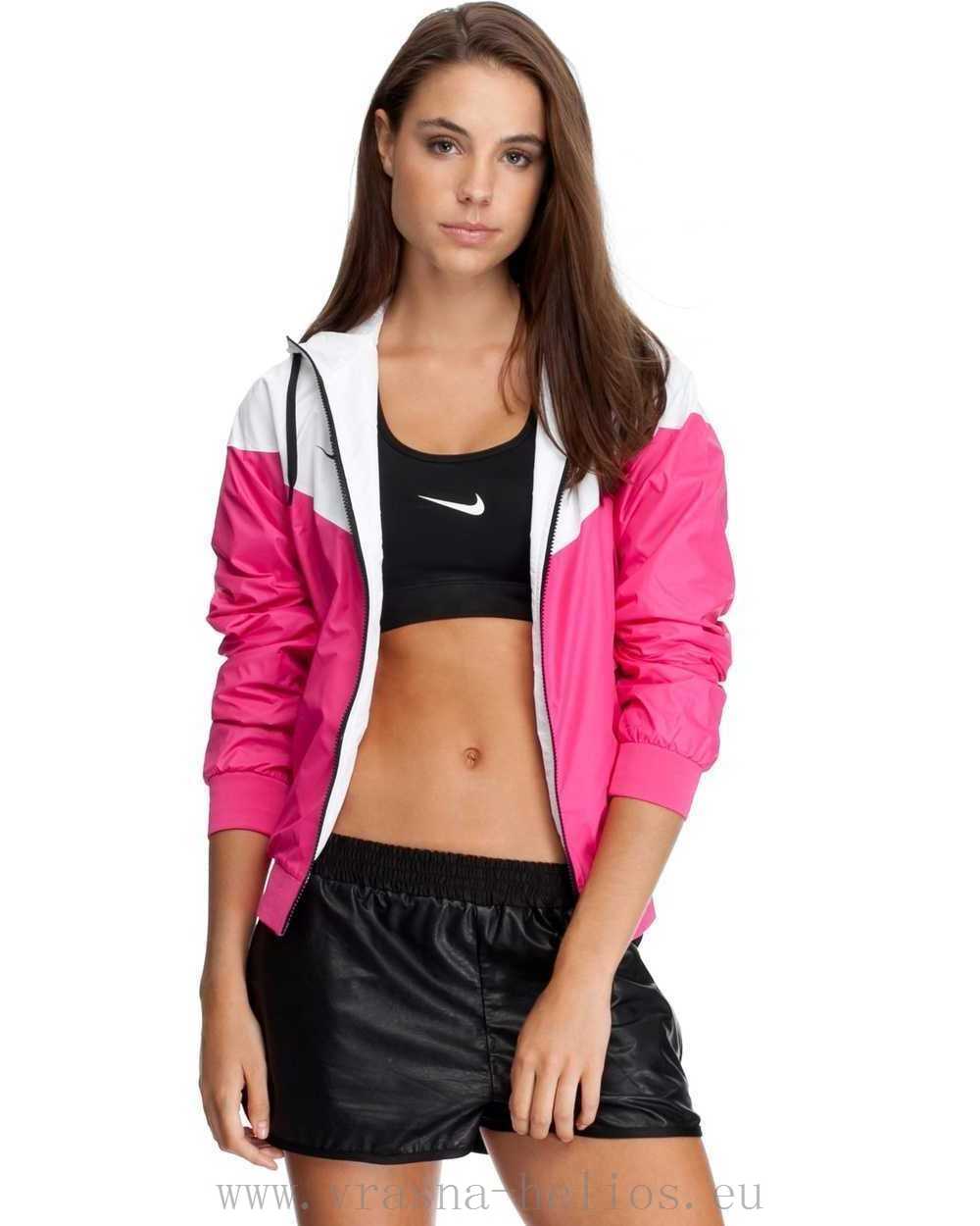 Nice Womens Nike Nike Windrunner Hot Pink White Black - 72997466JY.jpg