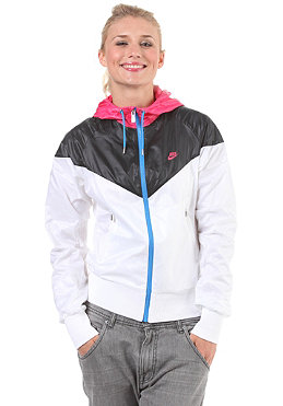 nike womens better windrunner tracktop jacket whiteblackspark M1