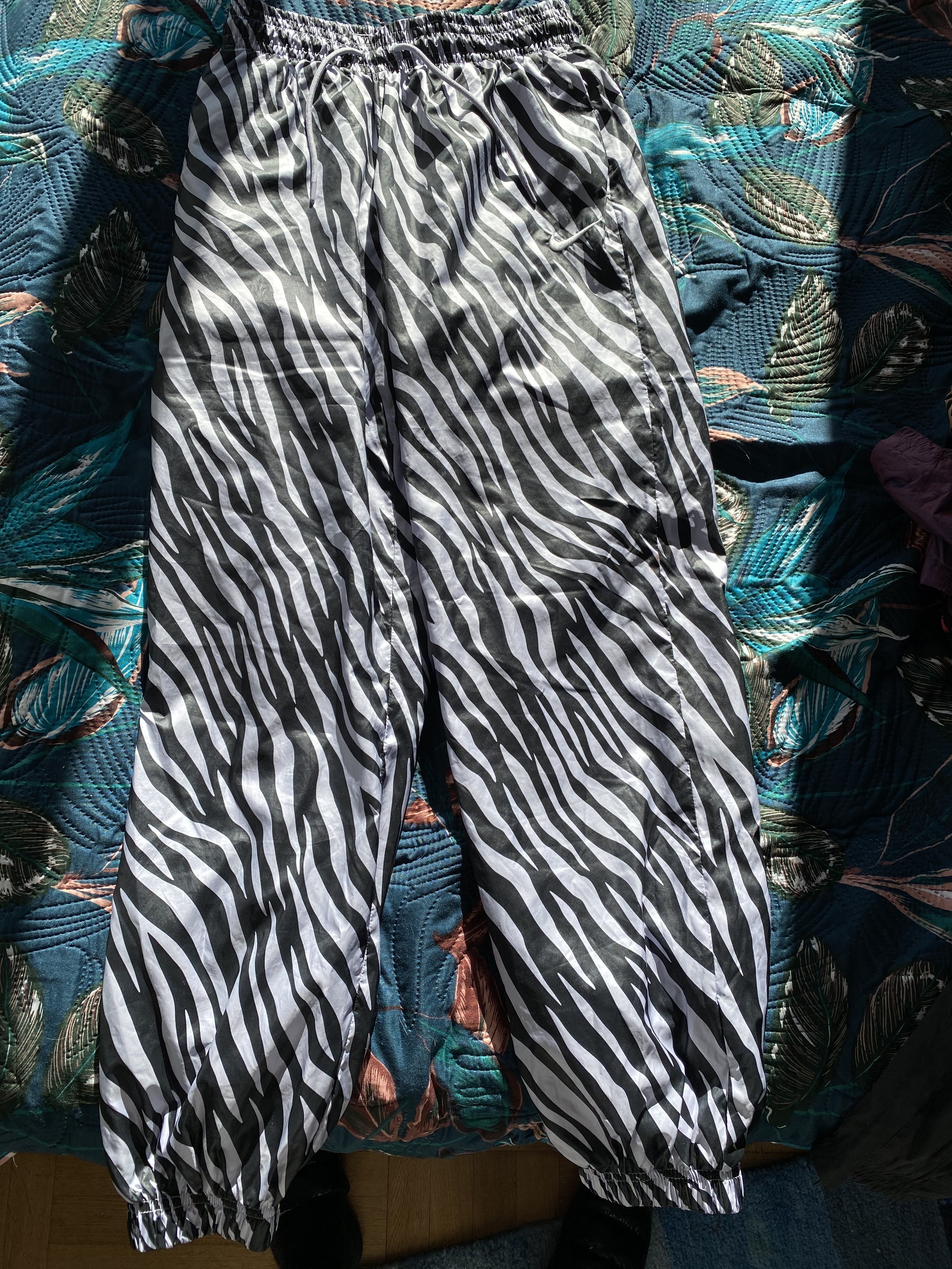 Nike zebra track pants