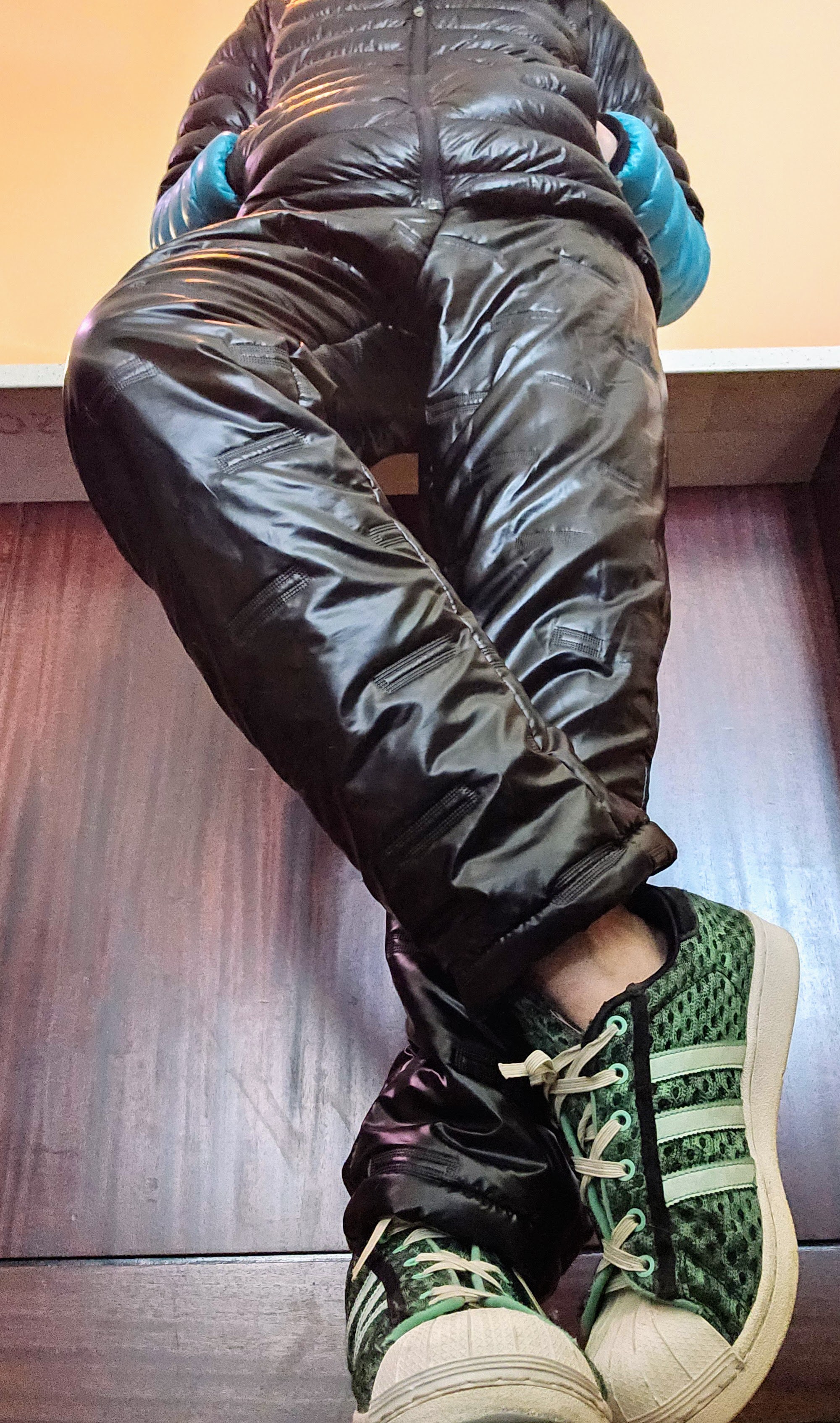 No Brand Down Pants & TNF Jacket