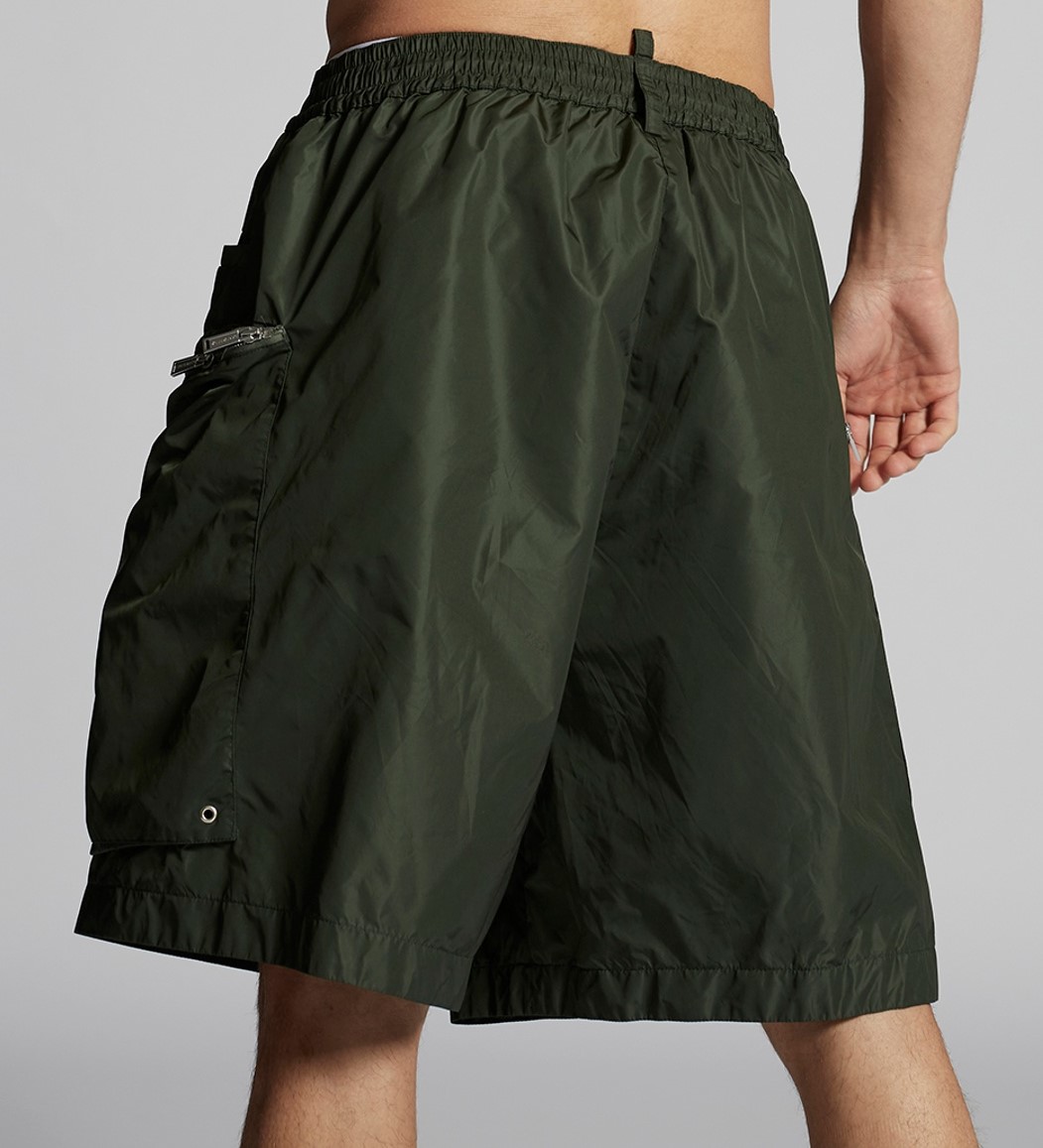 Nylon Ultimate Sport Cargo Shorts Shiny Sports