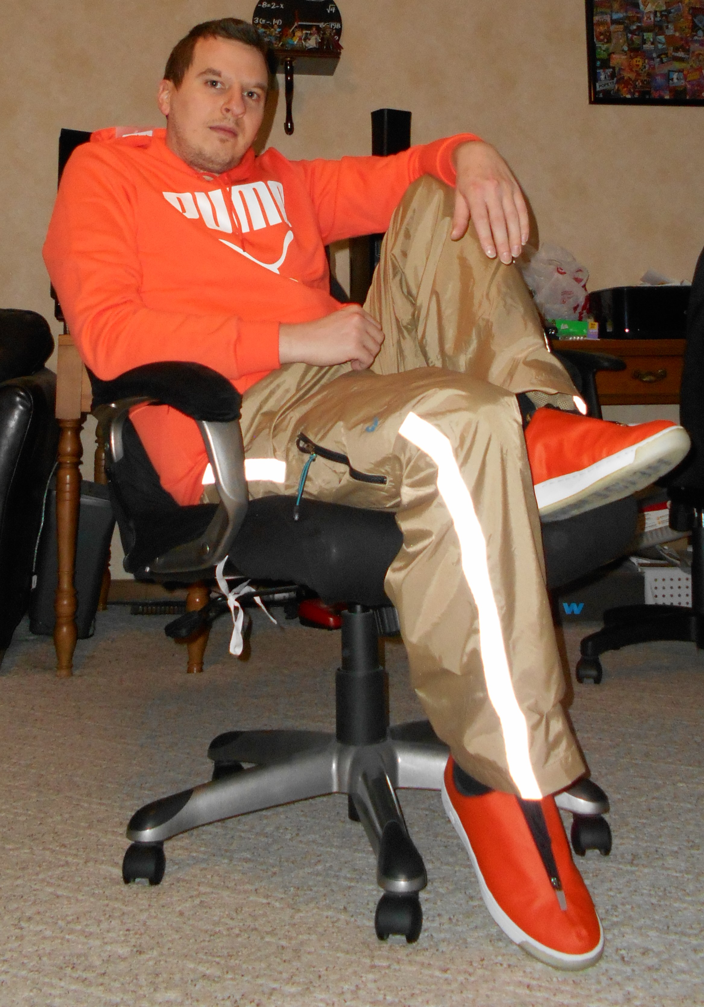 Puma Hoodie w/ Nylon Pants 2