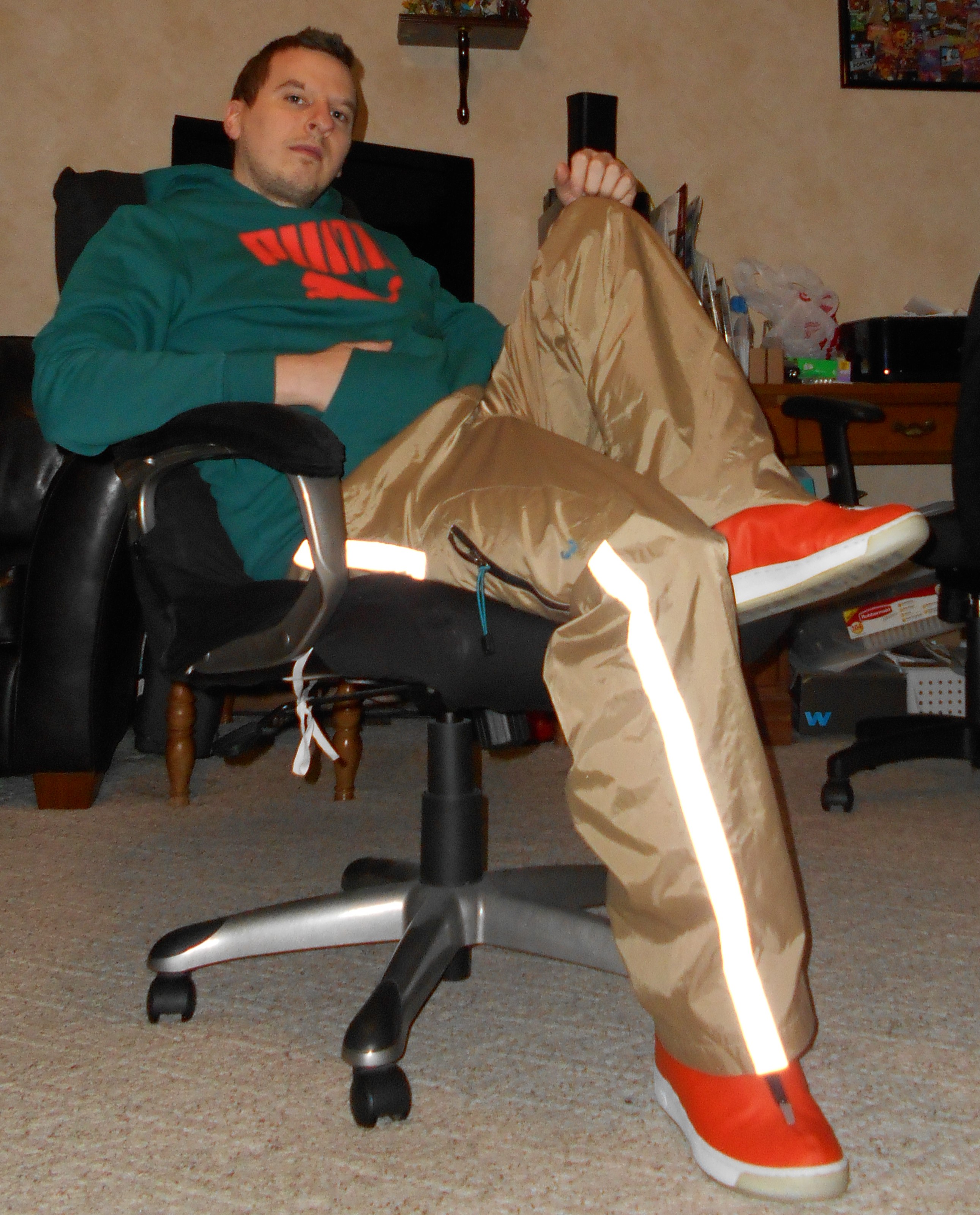 Puma Hoodie w/ Nylon Pants 4