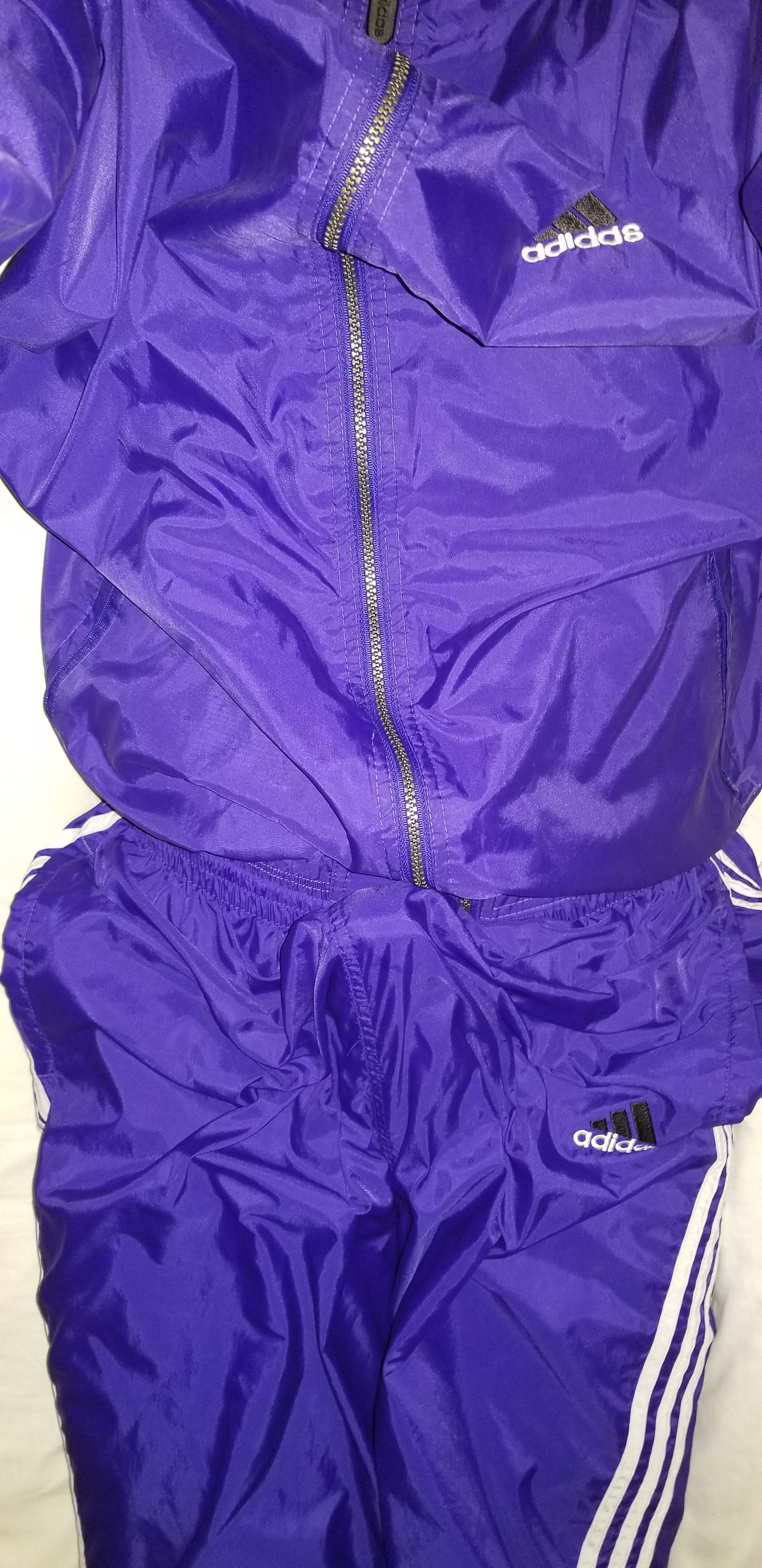 Purple adidas happy.  ;)