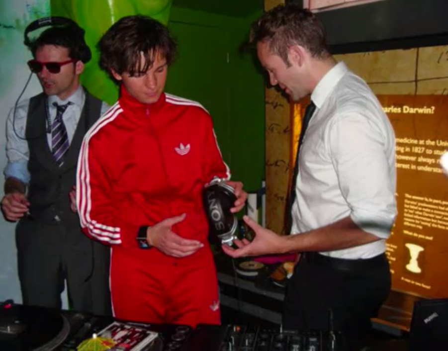 Red Adidas Tracksuit DJ 5