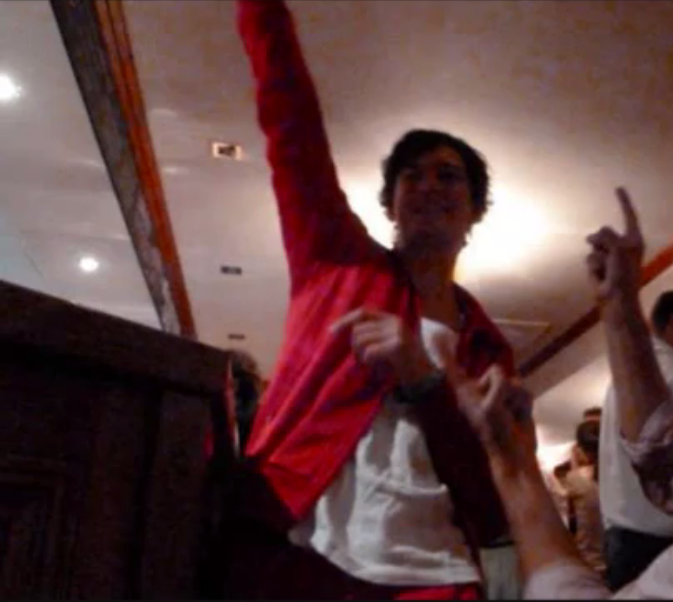 Red Adidas Tracksuit DJ 8