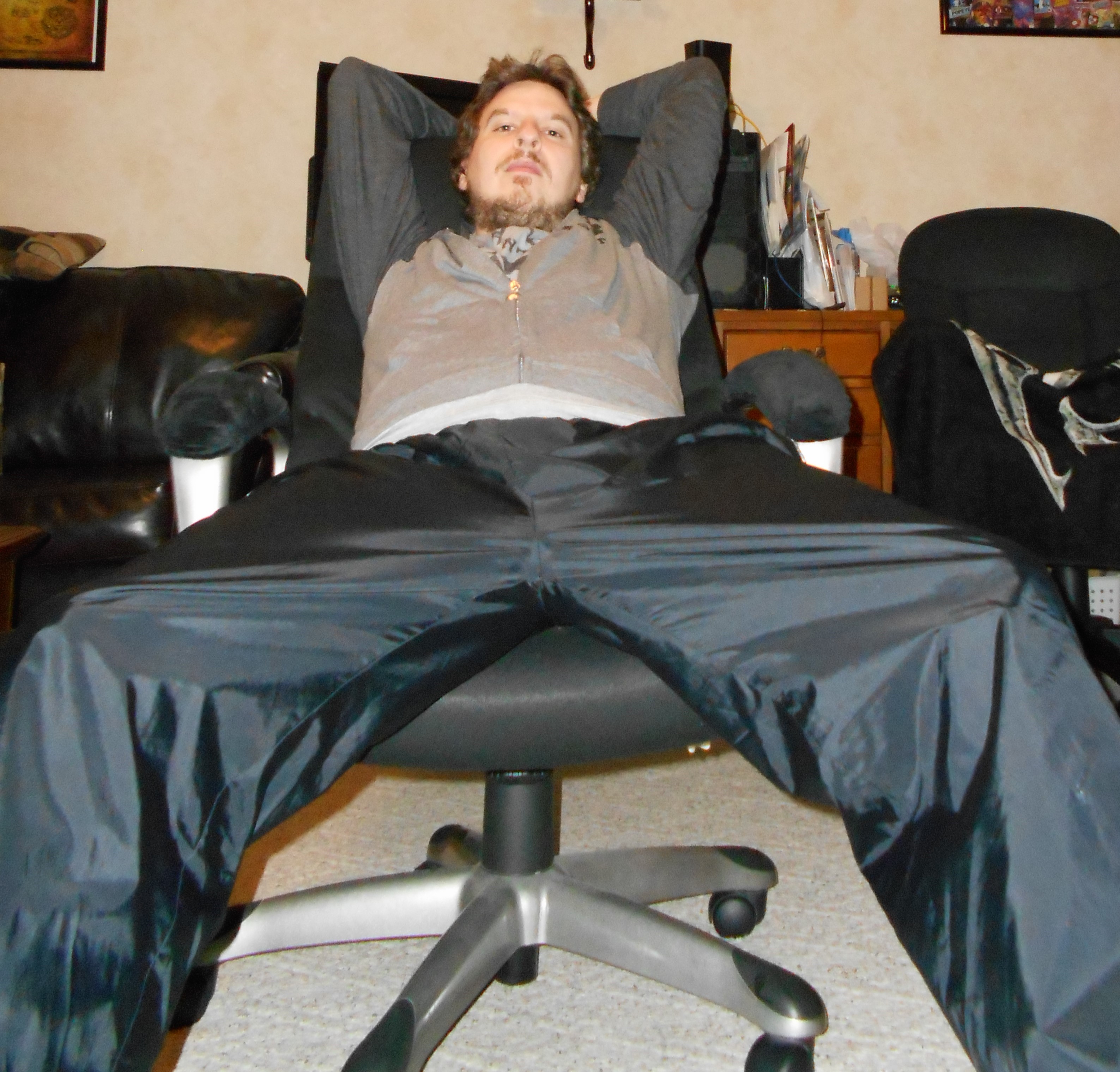 Reebok Black Nylon Pants 1