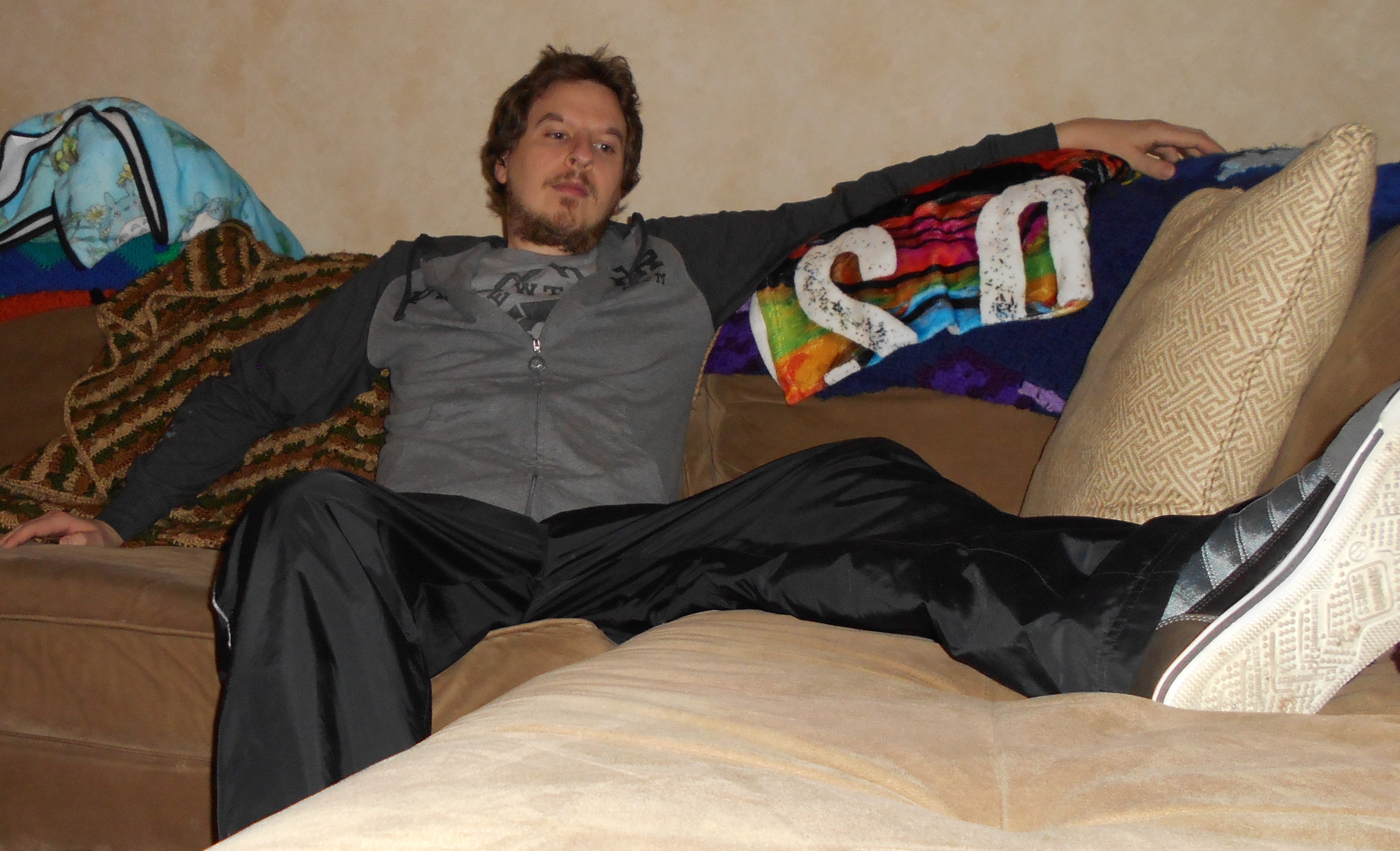 Reebok Black Nylon Pants 2