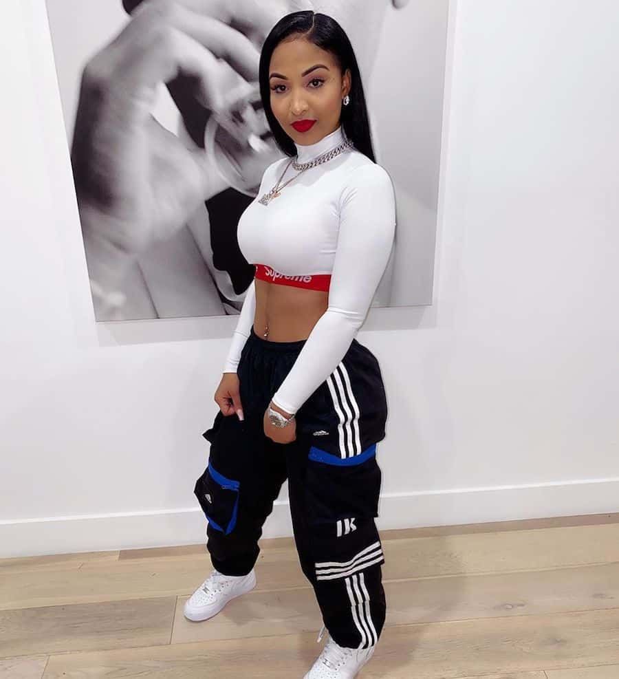 Shenseea Rocks Glam Off-Duty Look In Guess Logo Pullover & Joggers.jpg
