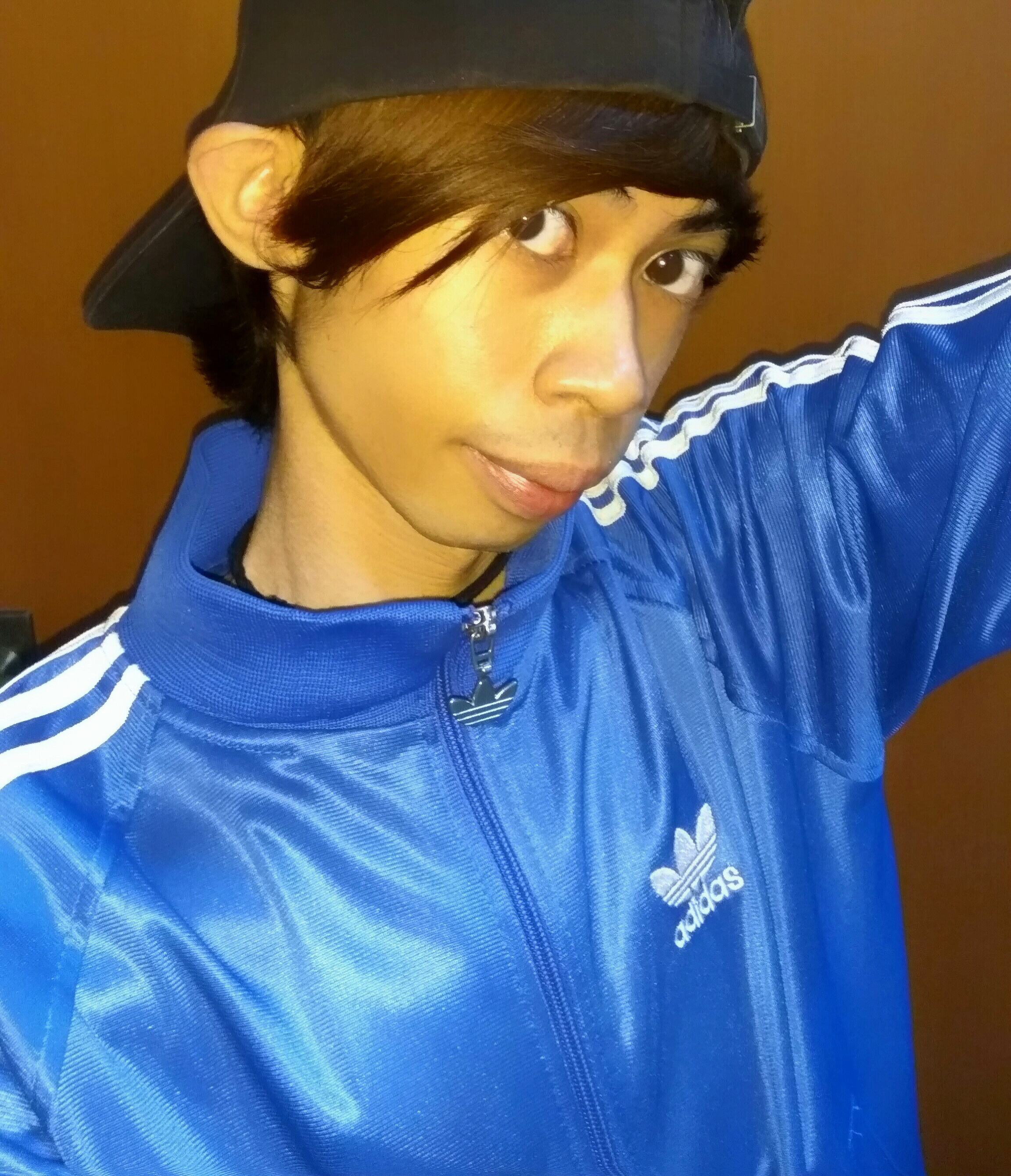 Shiny Blue Adidas Jacket