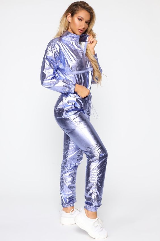 Shiny Nylon Jumpsuits