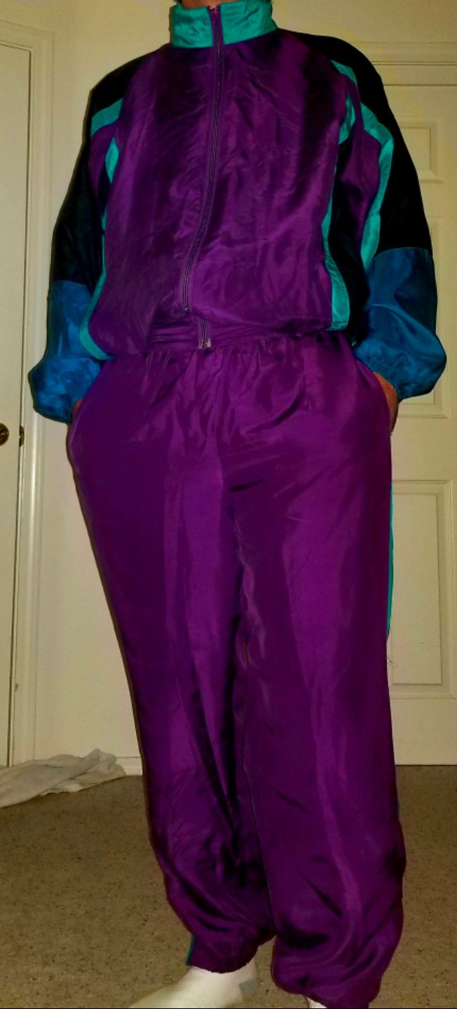 Silk tracksuit goodness