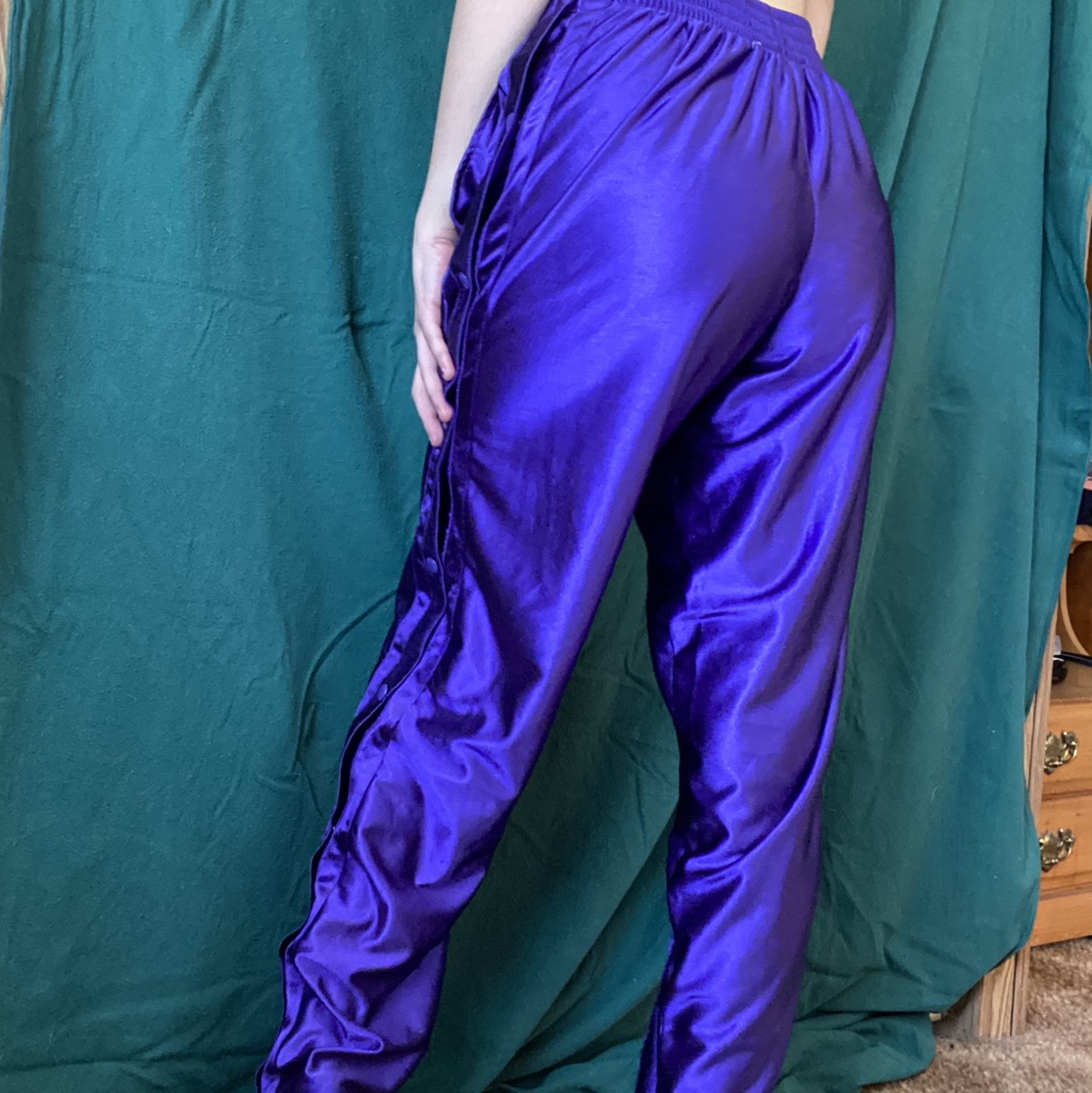 Silky snap pants