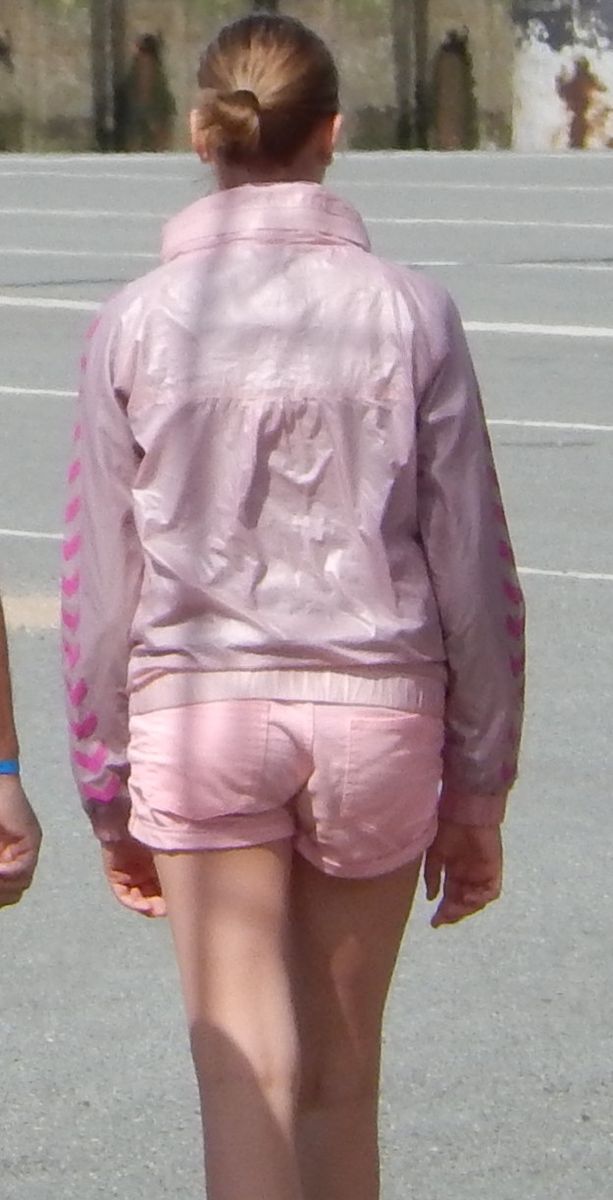 Sweet Saki from Denmark in Hummel Windbreaker