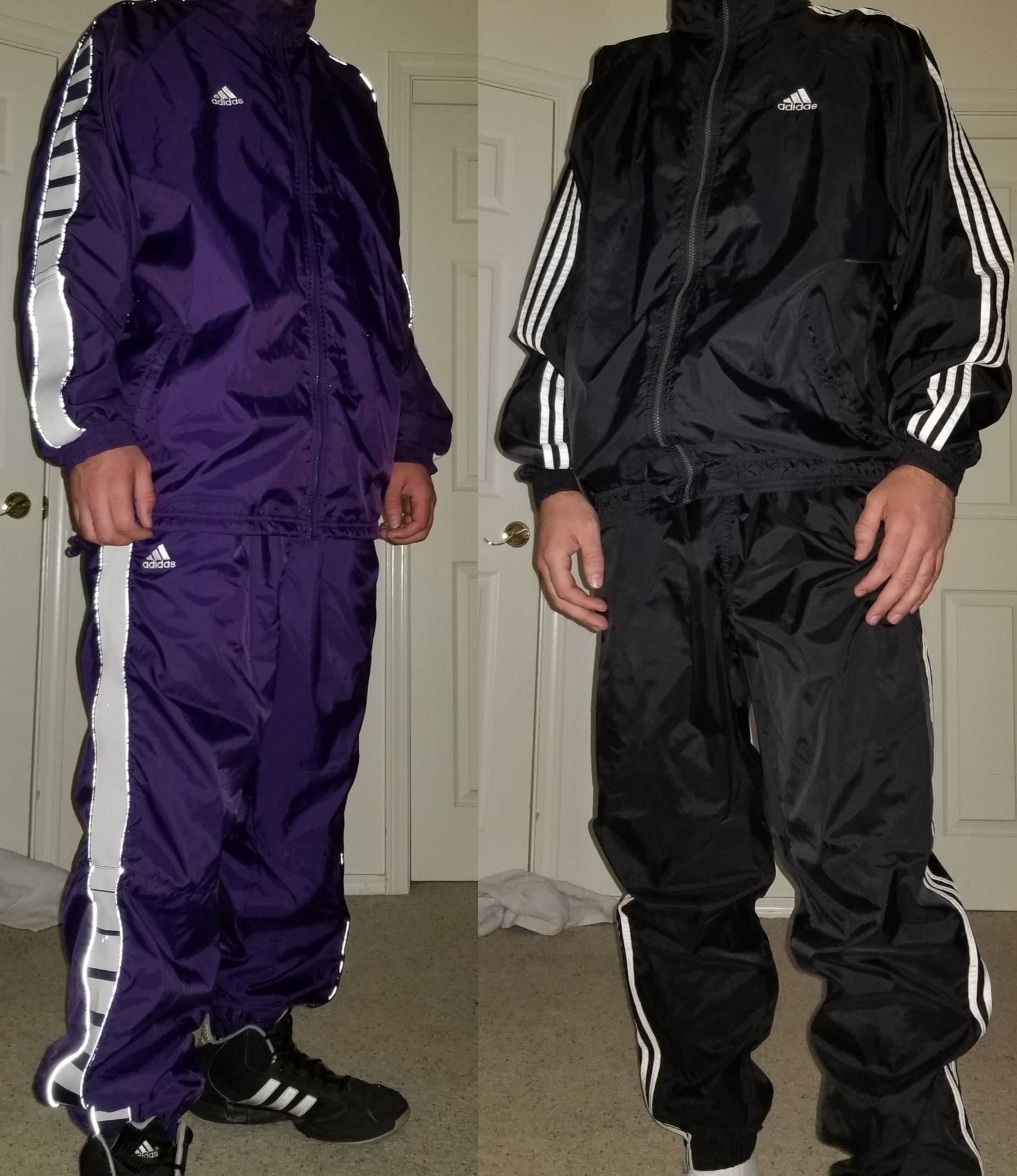 Two of my favorite adidas suits