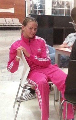 Very great pink suit!