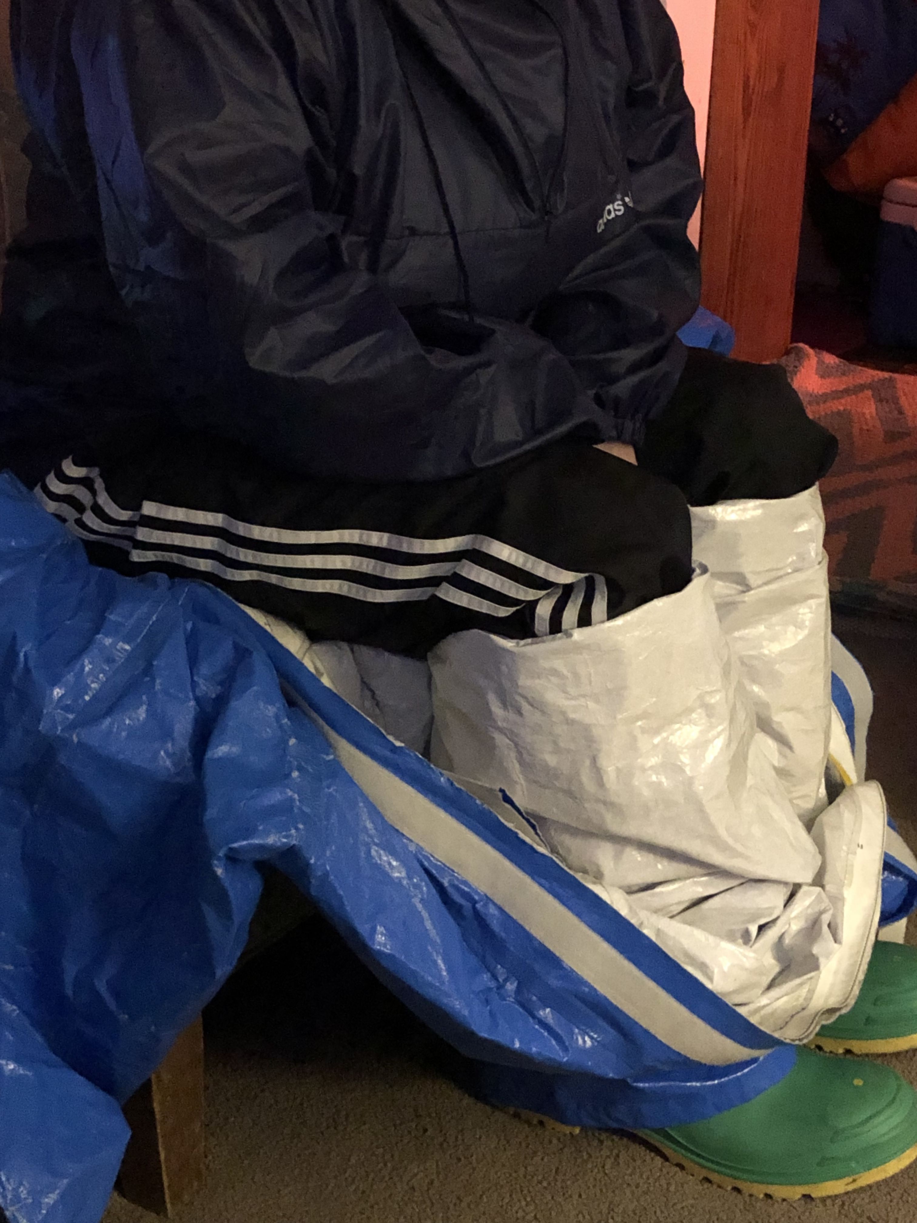 Vintage adidas and hazmat