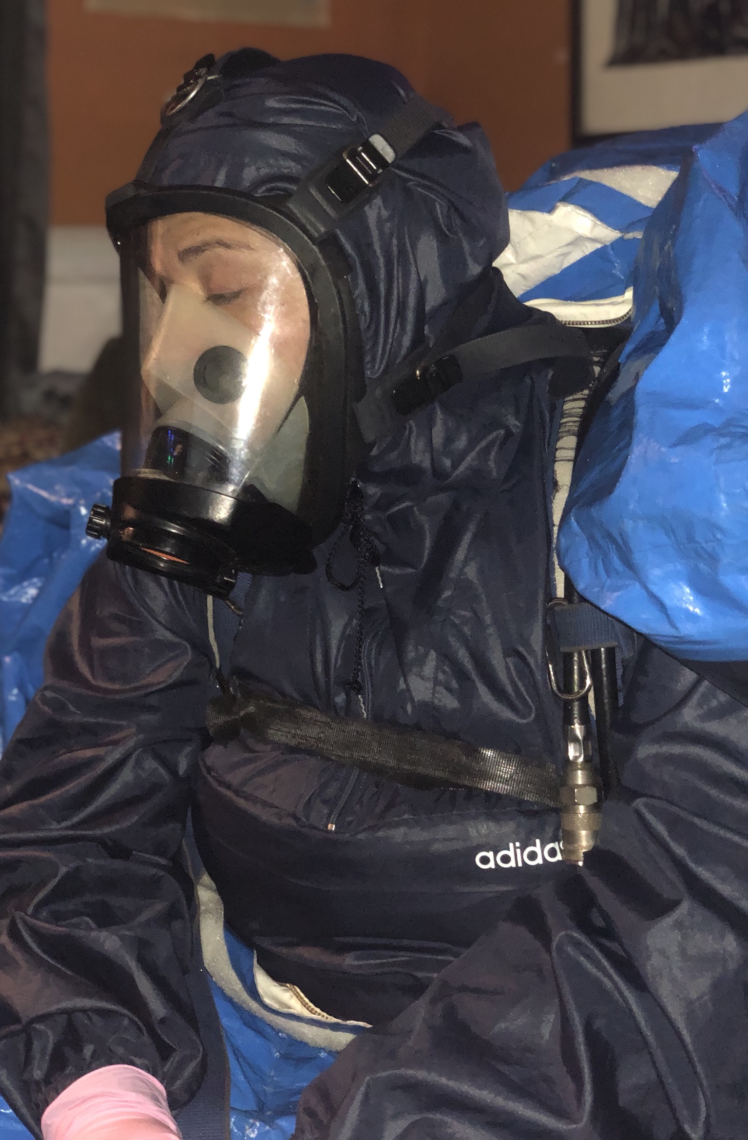 vintage adidas pullover under my gear