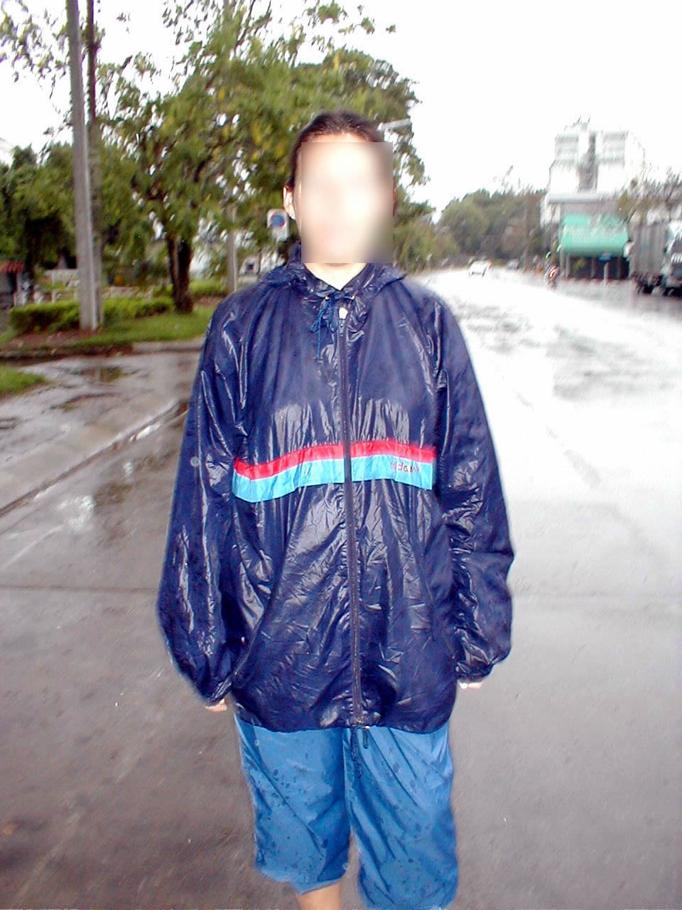 Vintage Adidas rainjacket
