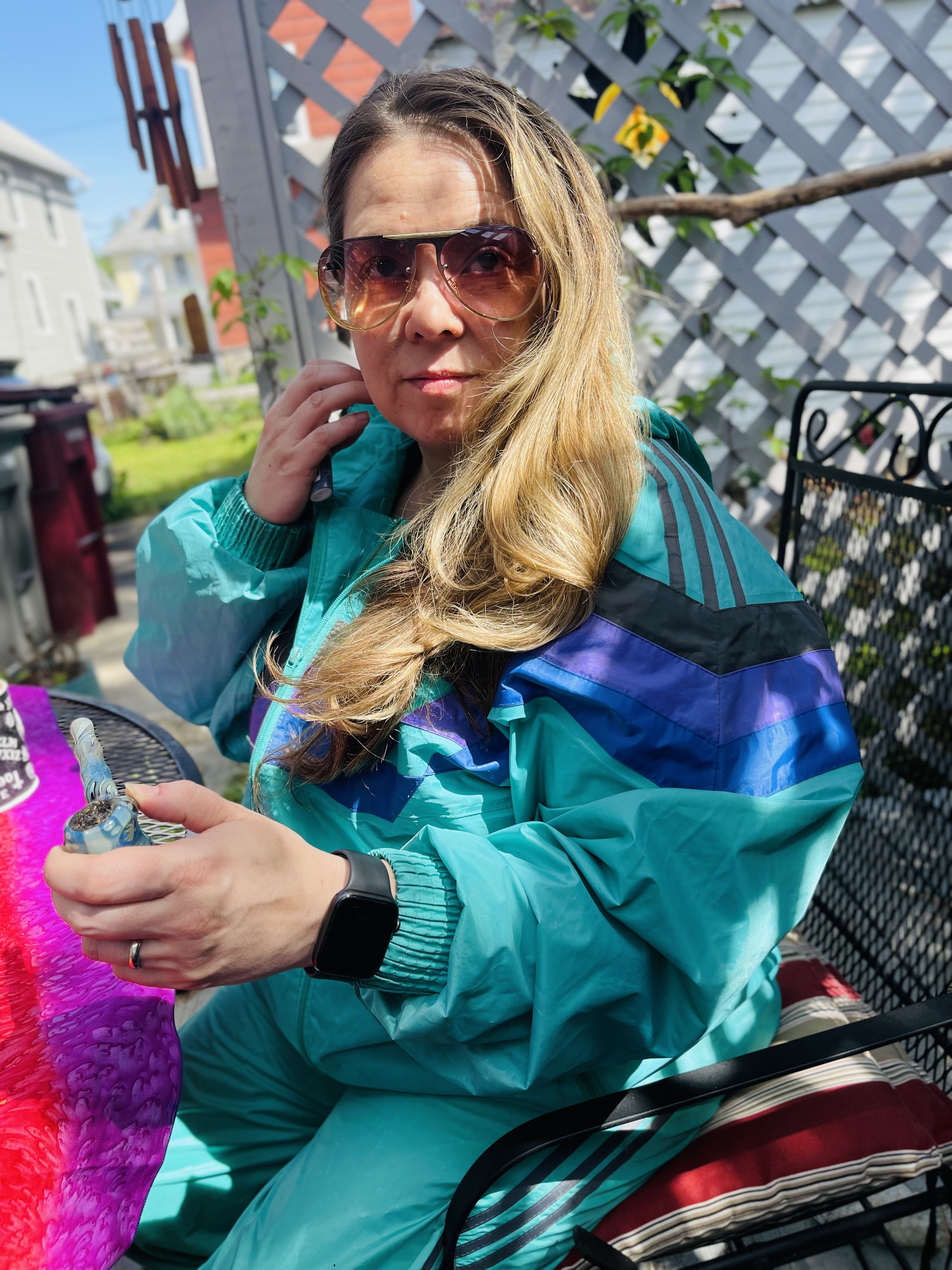 Vintage adidas rainsuit