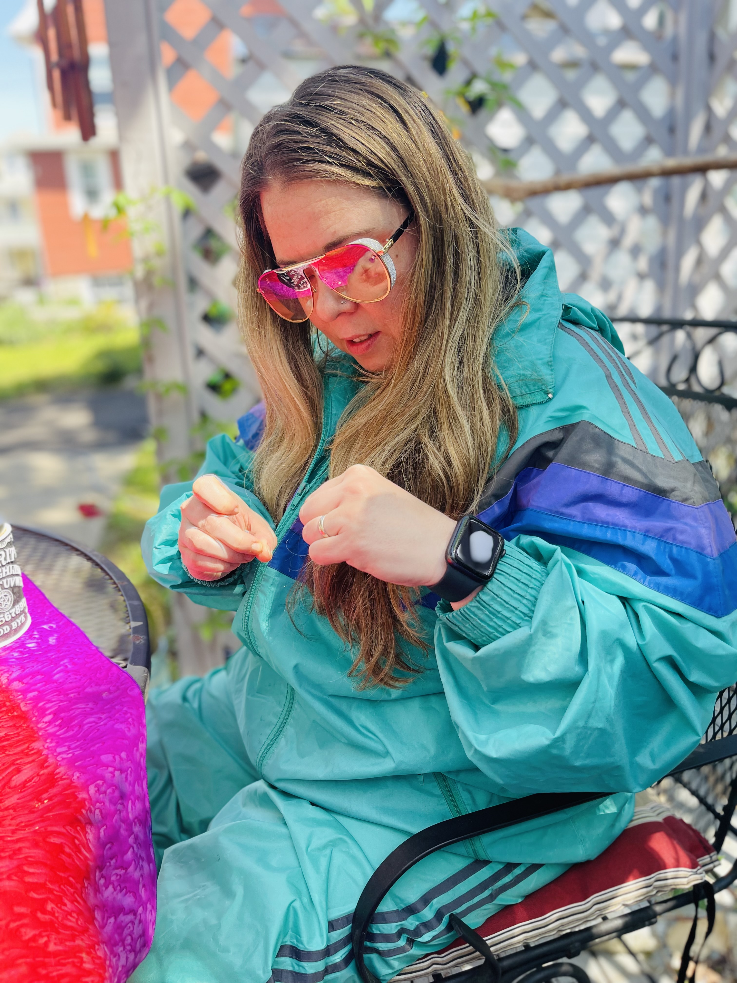 Vintage adidas rainsuit