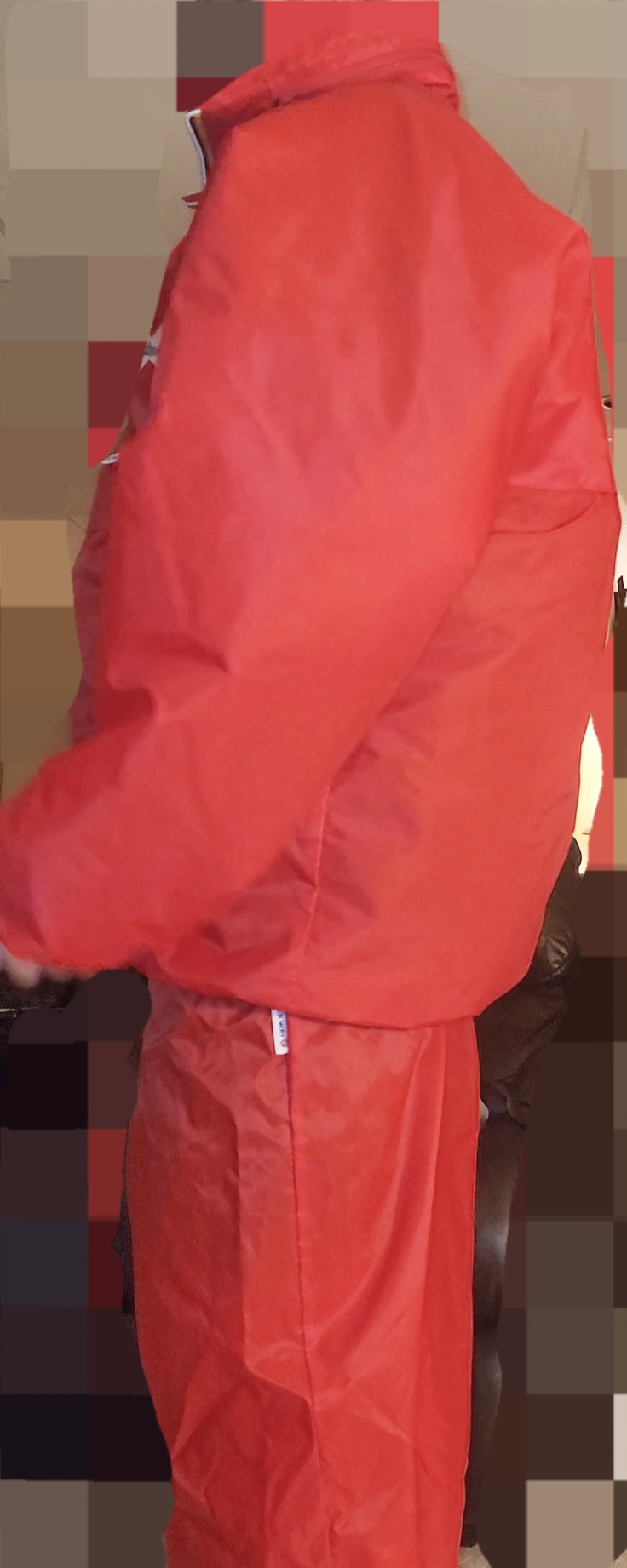 Vintage Red K-Way Windsuit