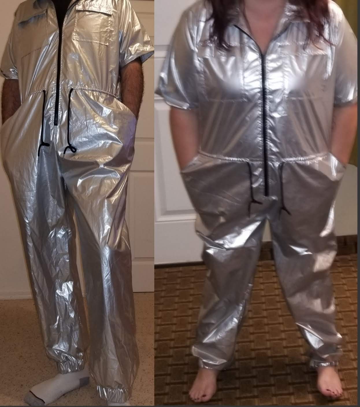We now have matching jumpsuits