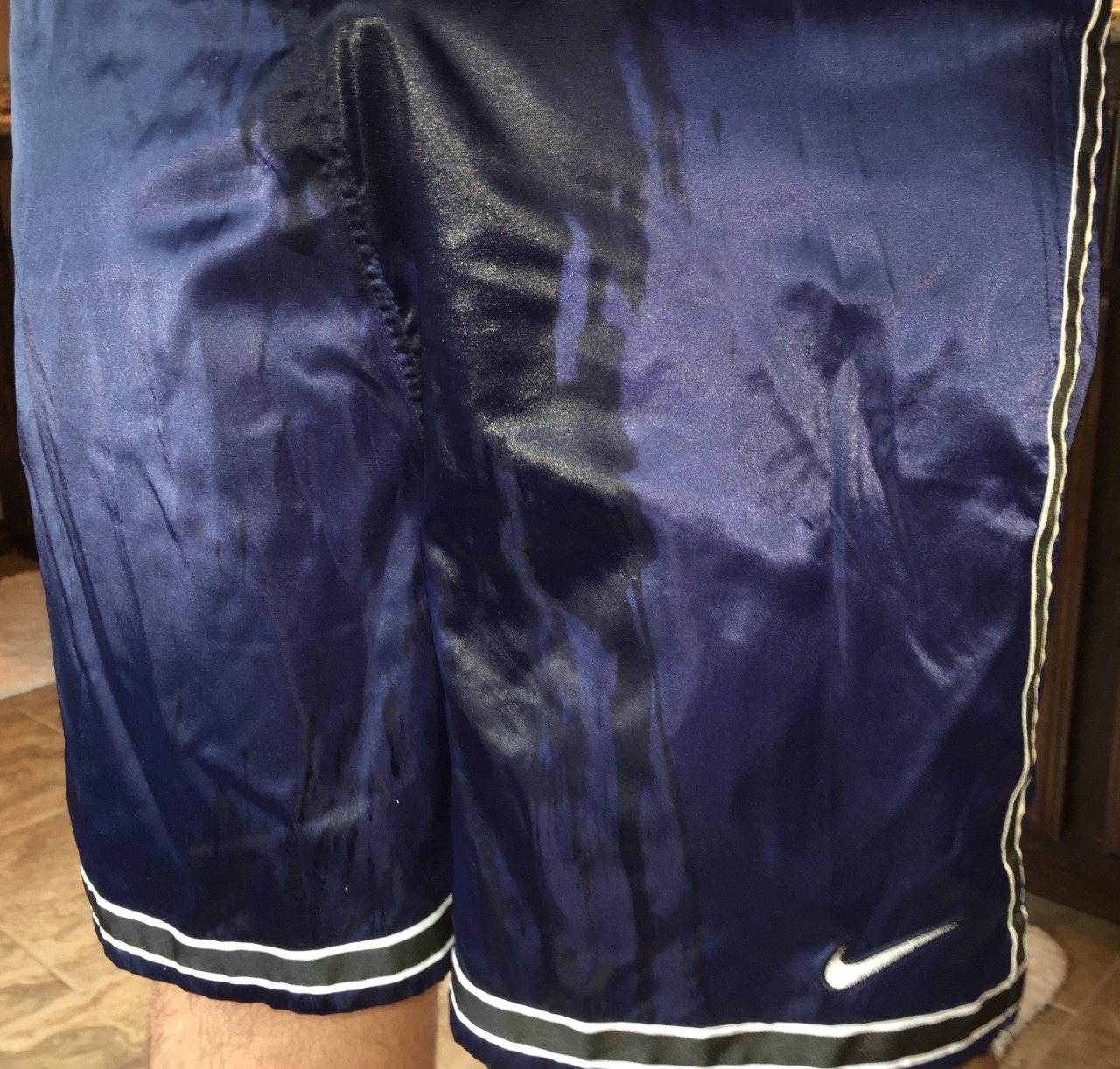 Wet Nike shorts