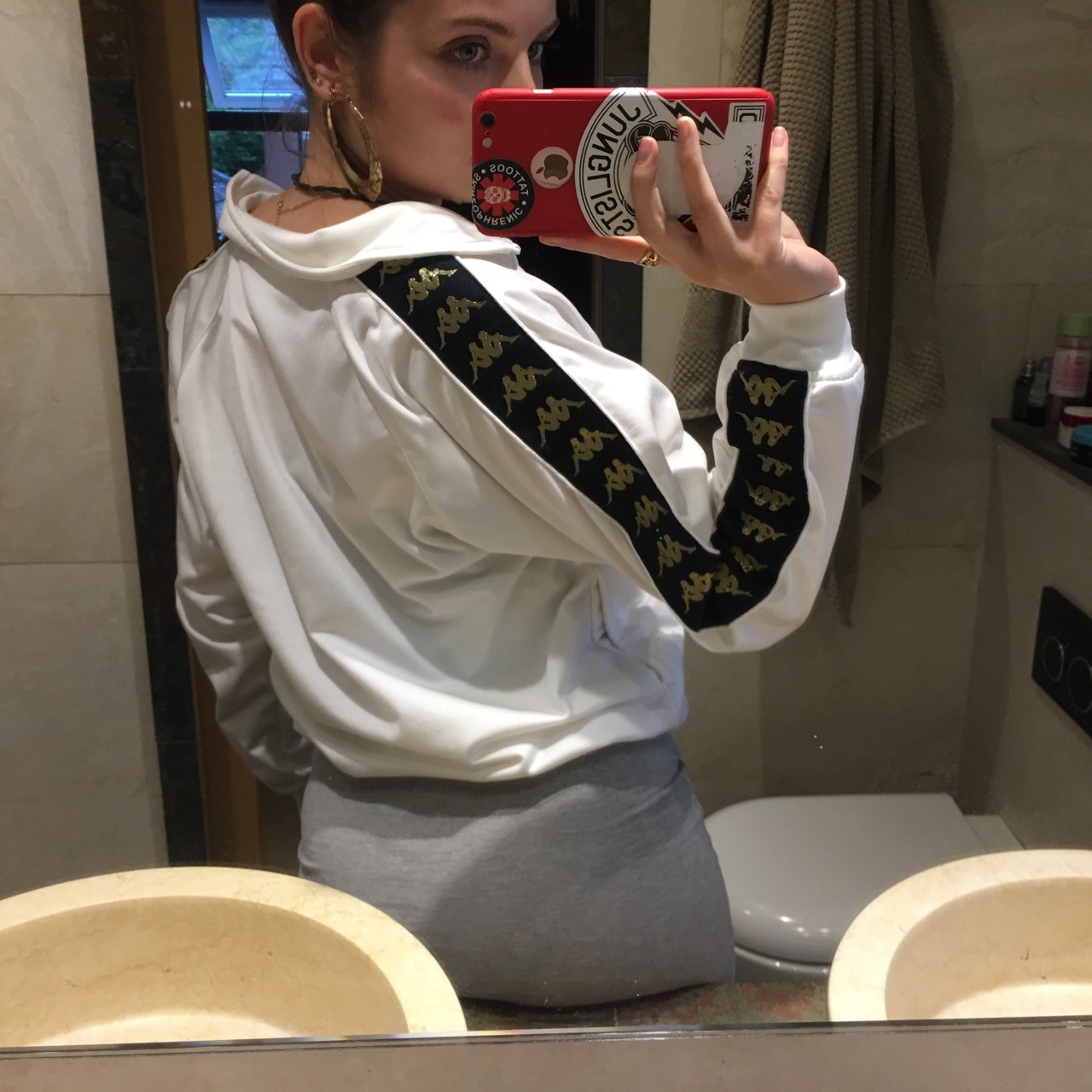 White Kappa Jacket