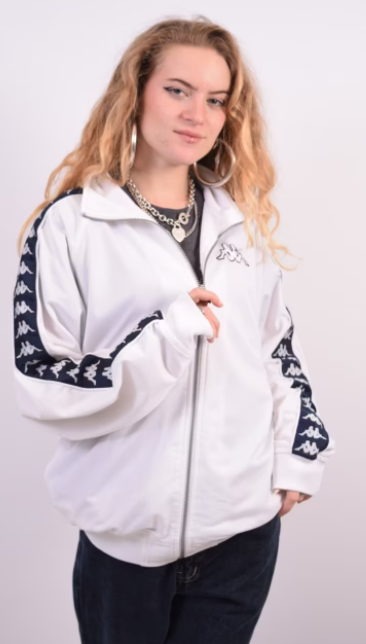 white kappa jacket