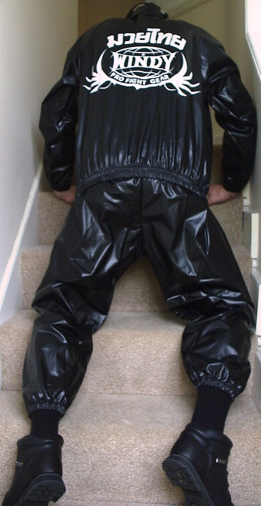 "Windy" Black Sauna Suit